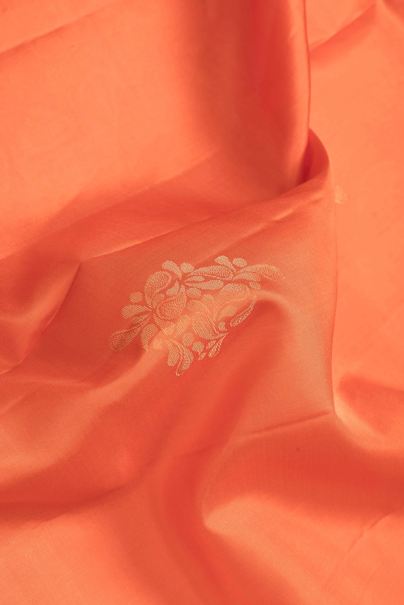 Orange Soft Silk Saree - Image 2