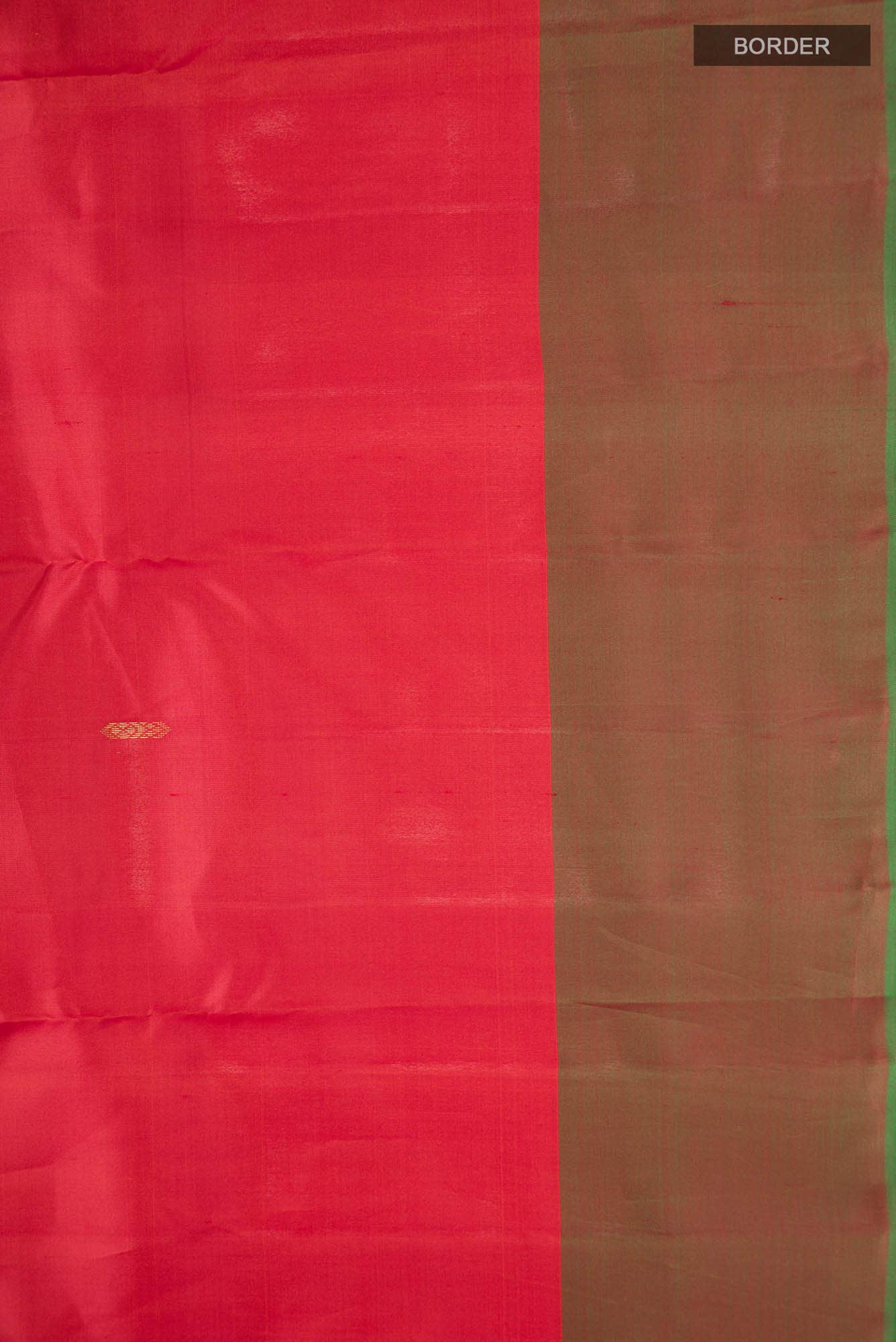 Orange Kanjivaram Silk Saree - Image 5