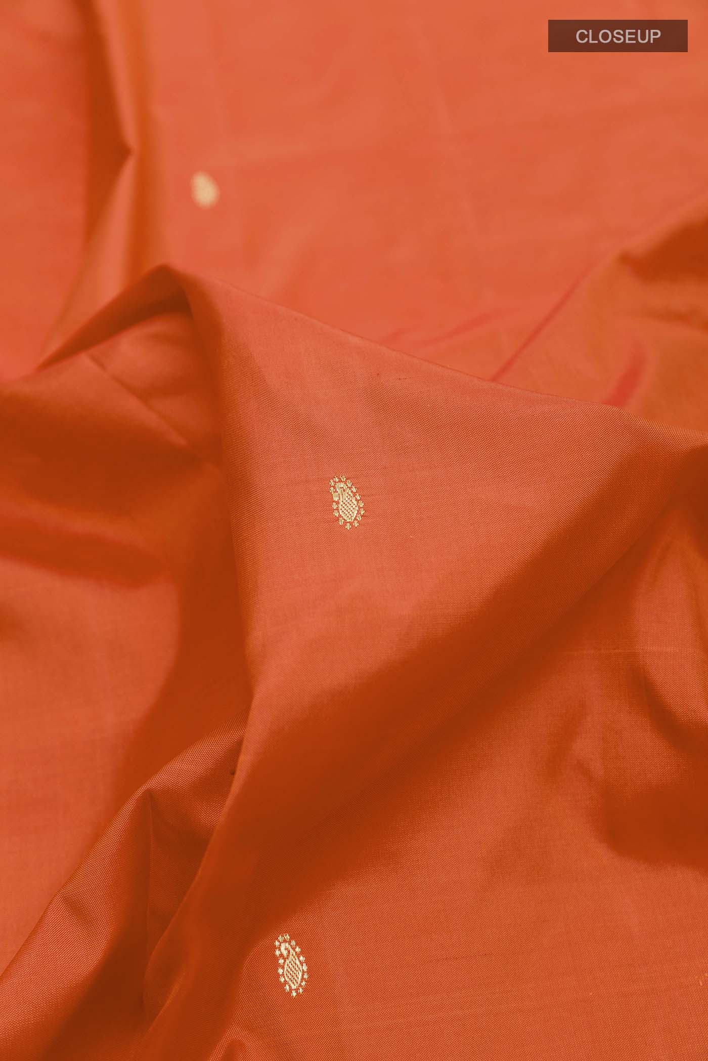 Orange Paithani Silk Saree - Image 2