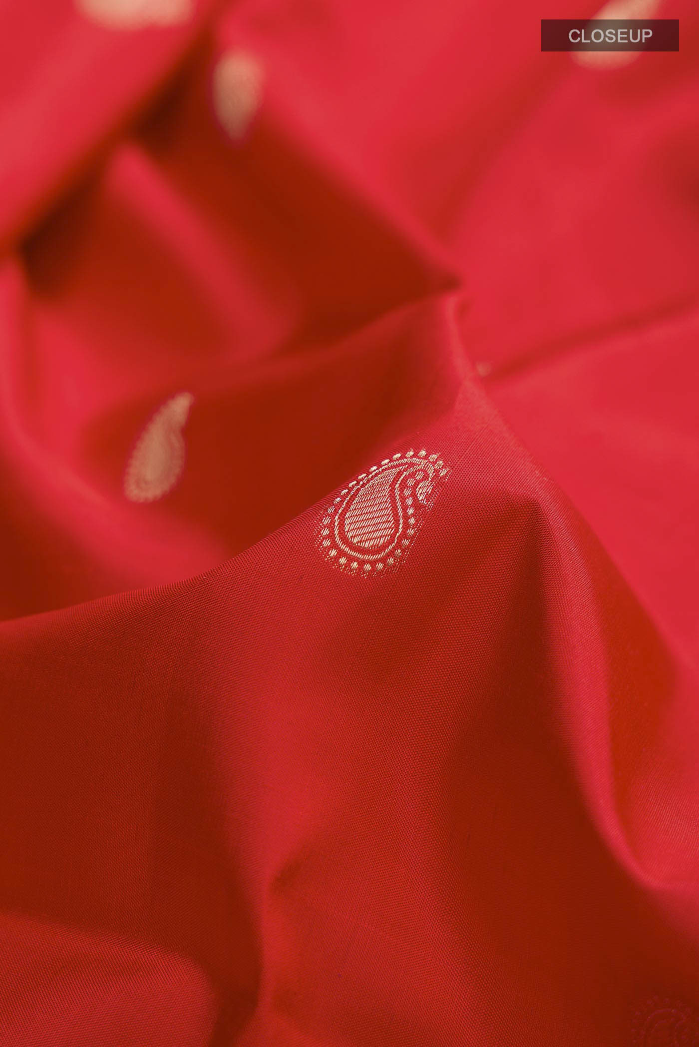 Orange Soft Silk Saree - Image 2