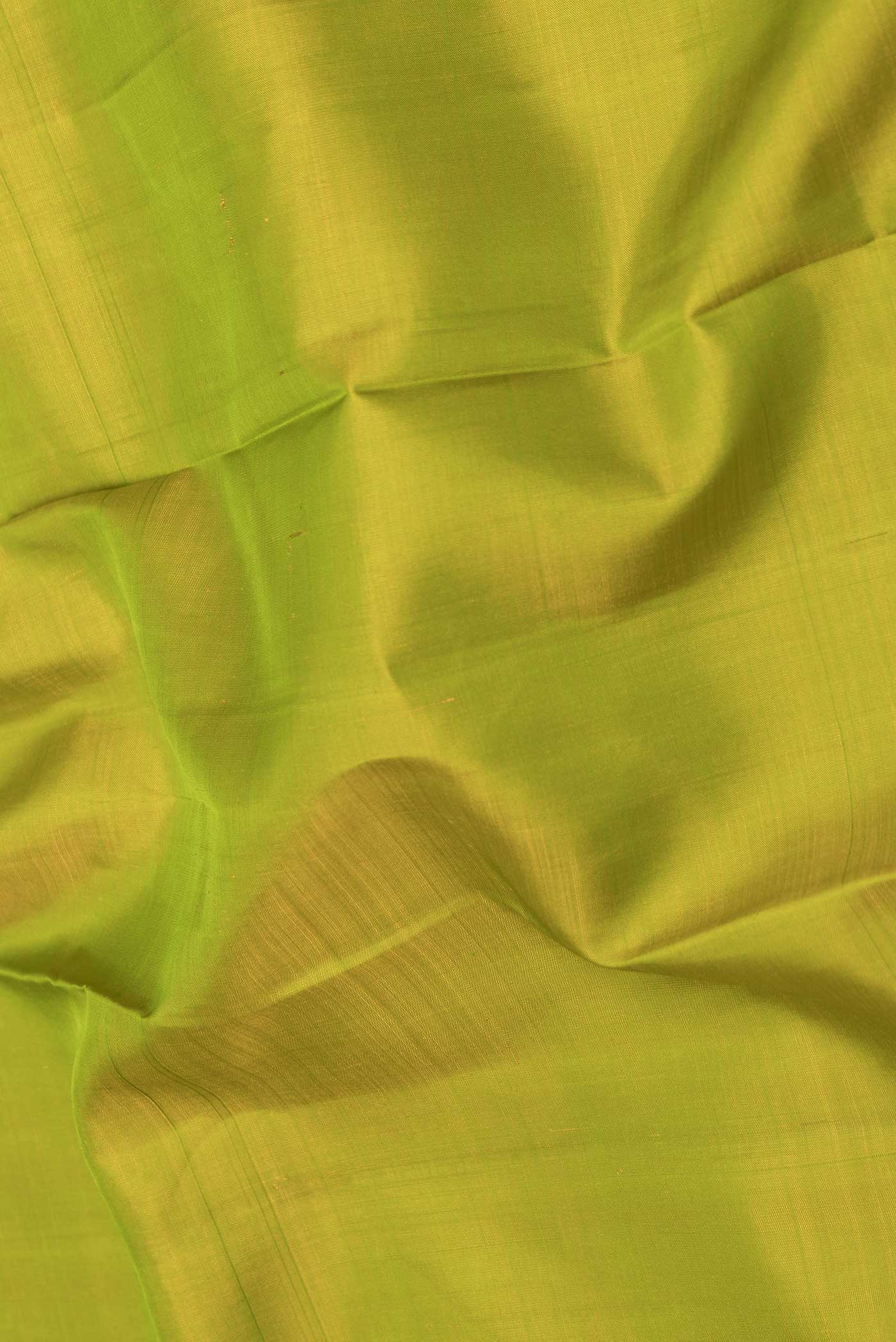 Parrot Green Dual Tone Kanjivaram Saree - Image 2