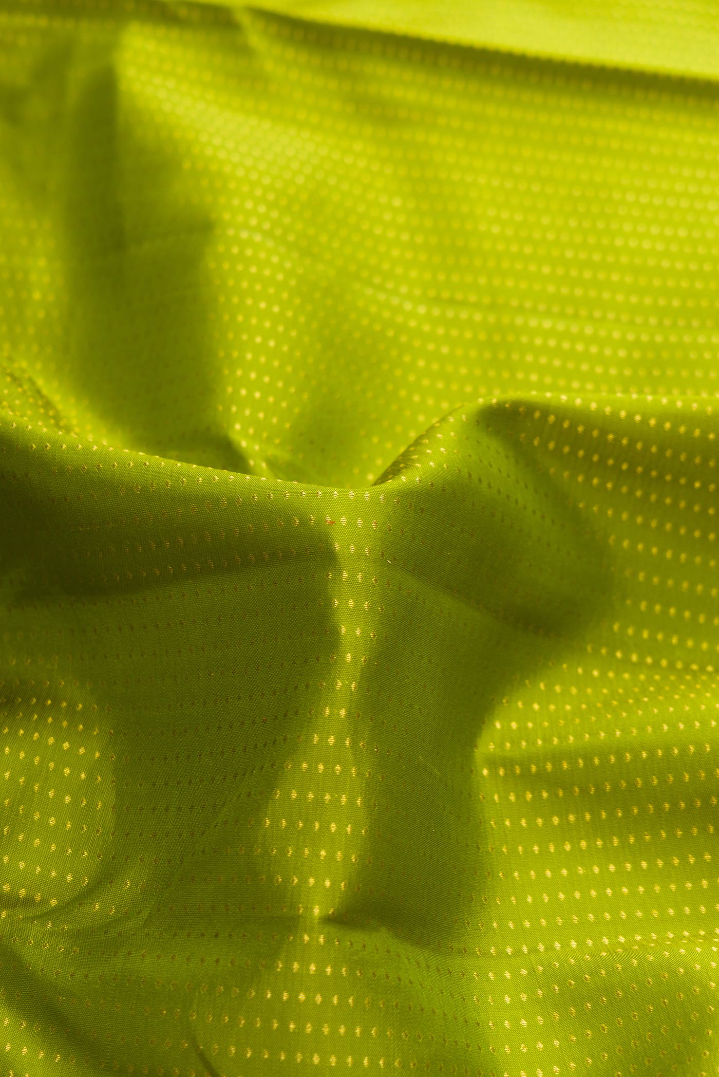 Parrot Green Dual Tone Kanjivaram Silk Saree - Image 2