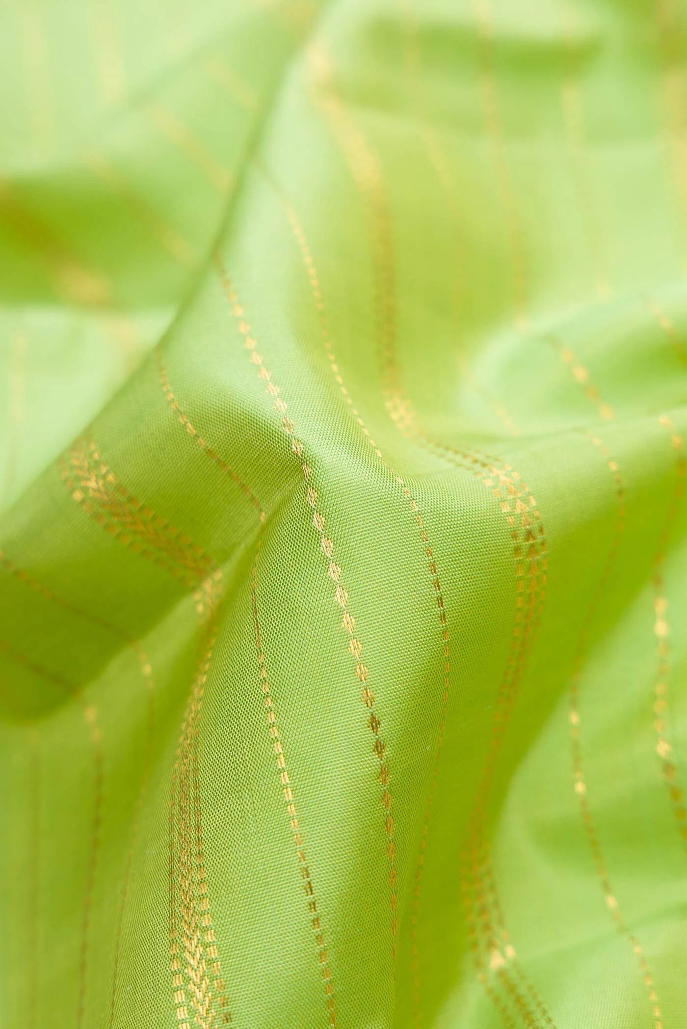 Green Kanchipuram Silk Saree - Image 2