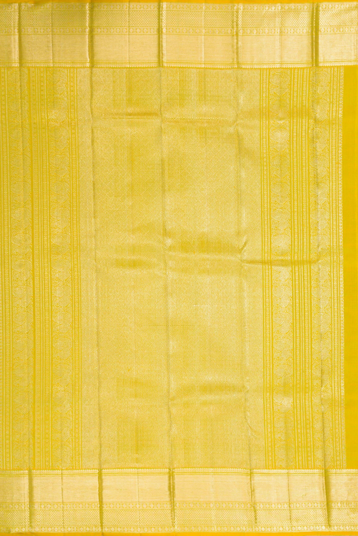 Acid Green Kanjivaram Silk Saree - Image 7