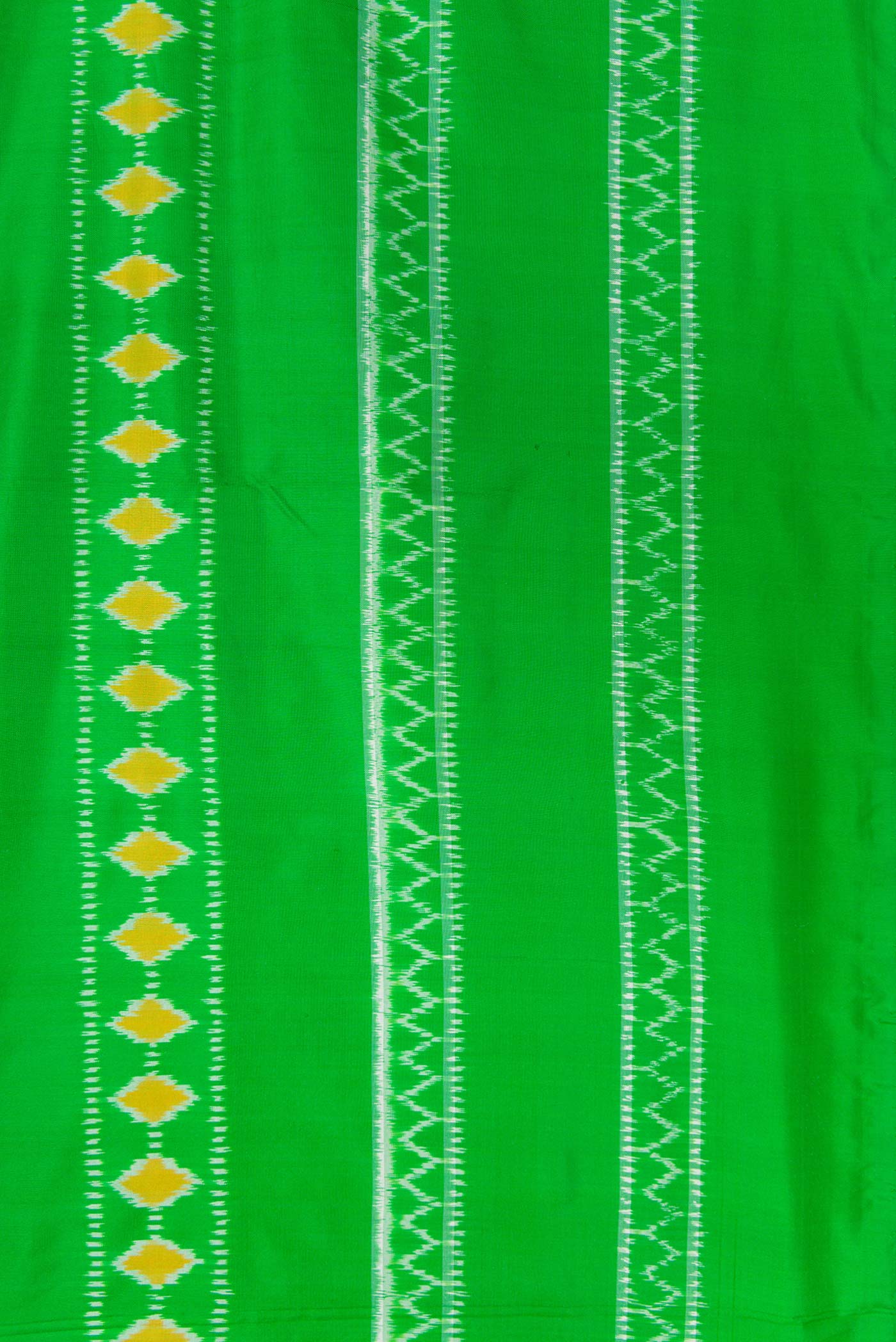 Parrot Green Dual Tone Rajkot Patola Silk Saree - Image 3