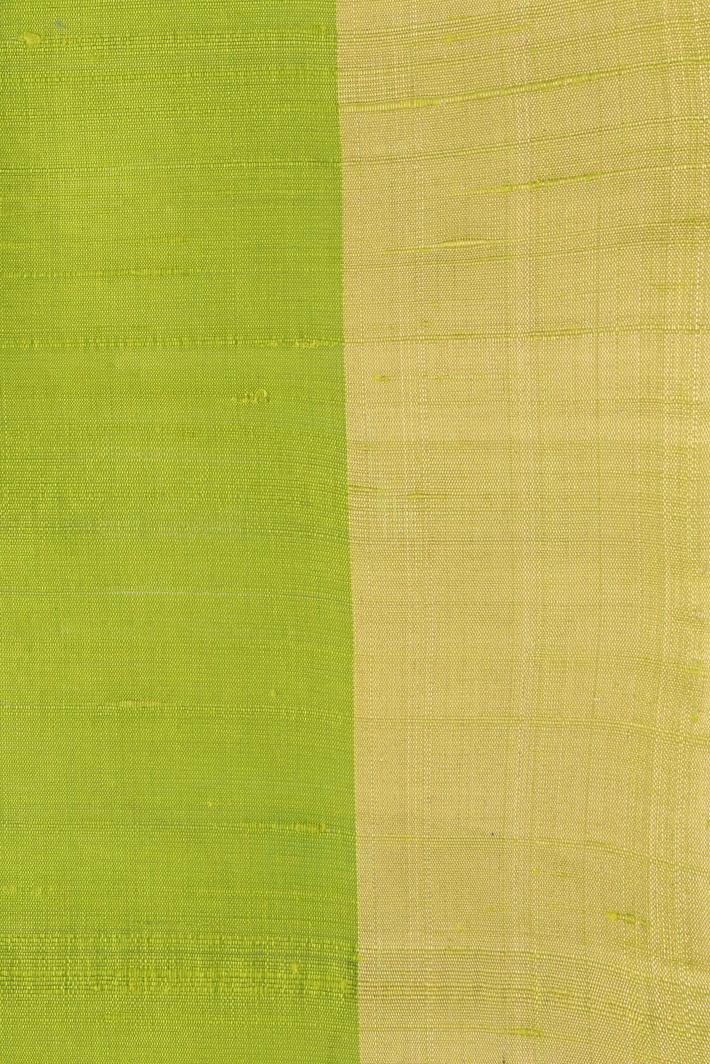 Parrot Green Raw Silk Saree - Image 3