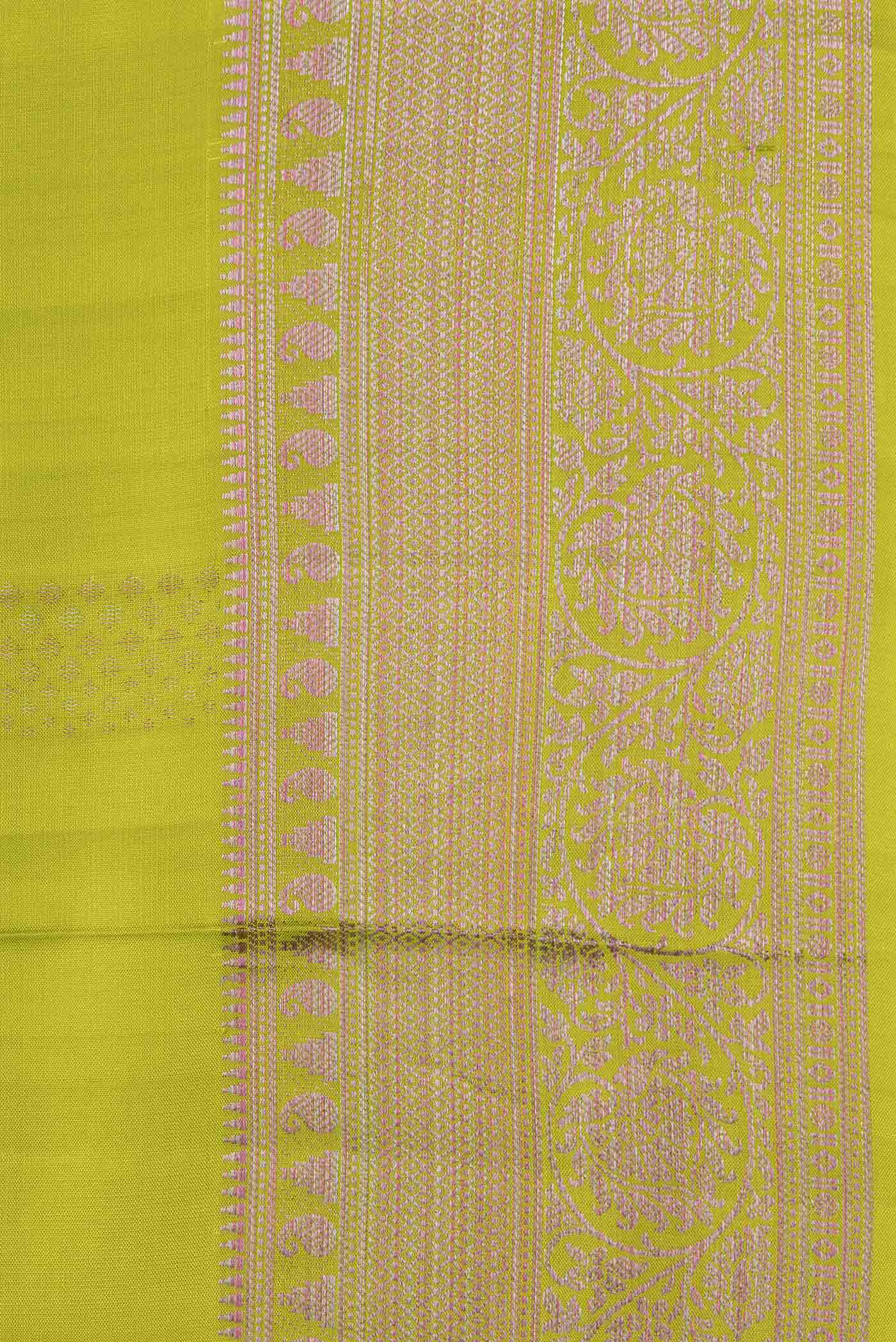 Green Soft Silk Saree - Image 3
