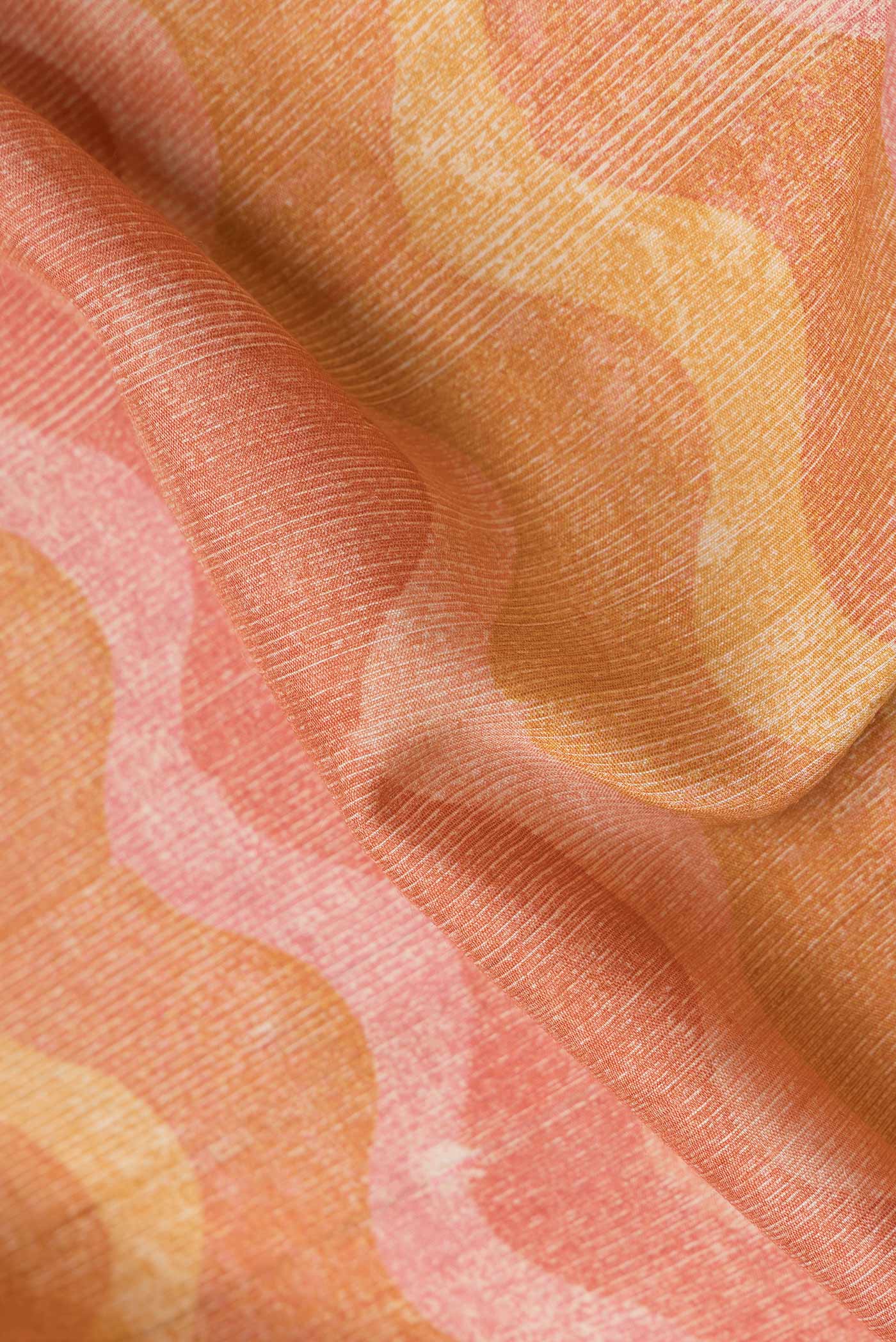 Multi Color Tussar Silk Saree - Image 2
