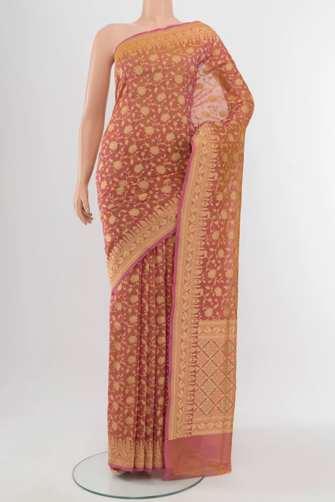 Multi Color Banarasi Silk Saree