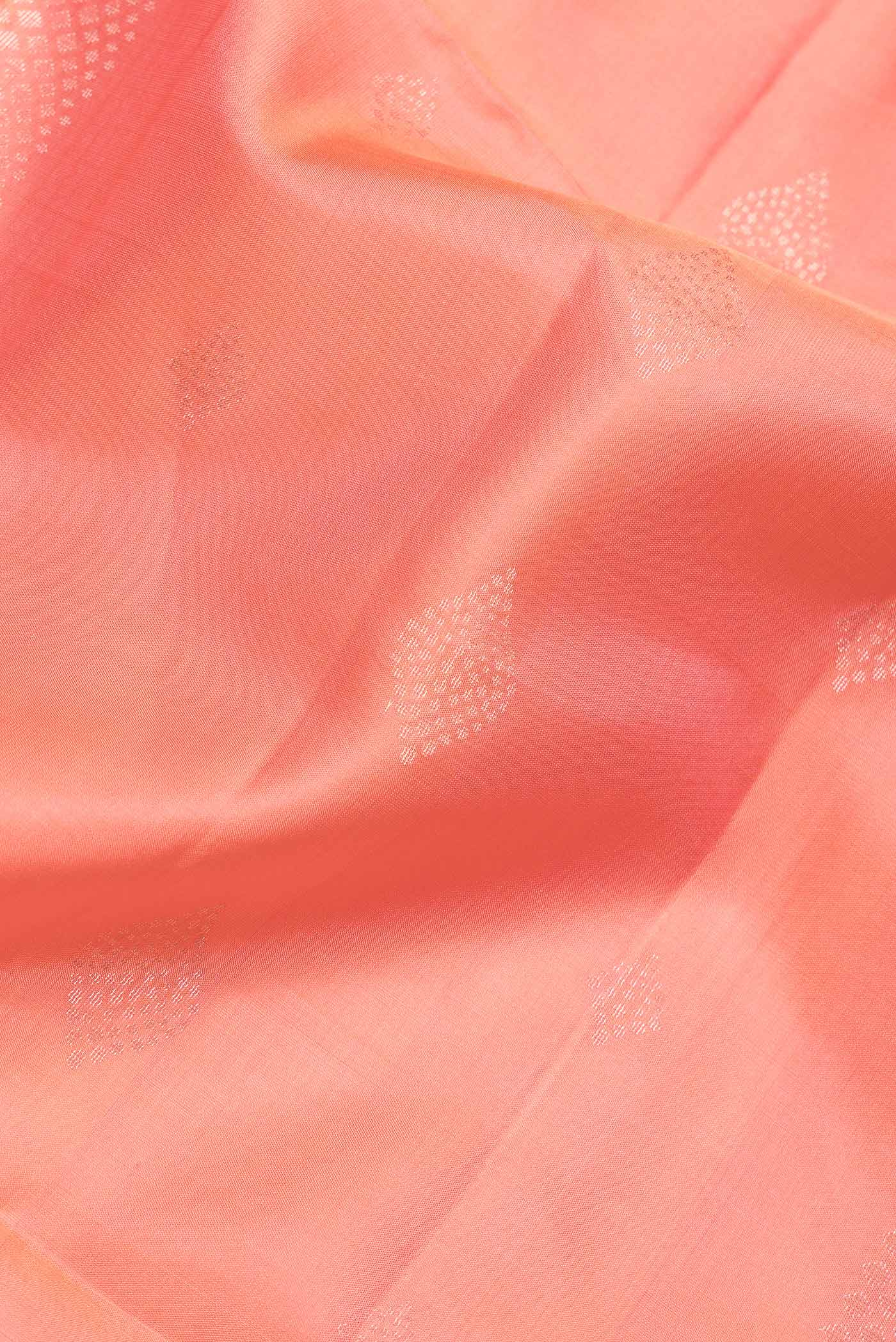 Peach Soft Silk Saree - Image 2