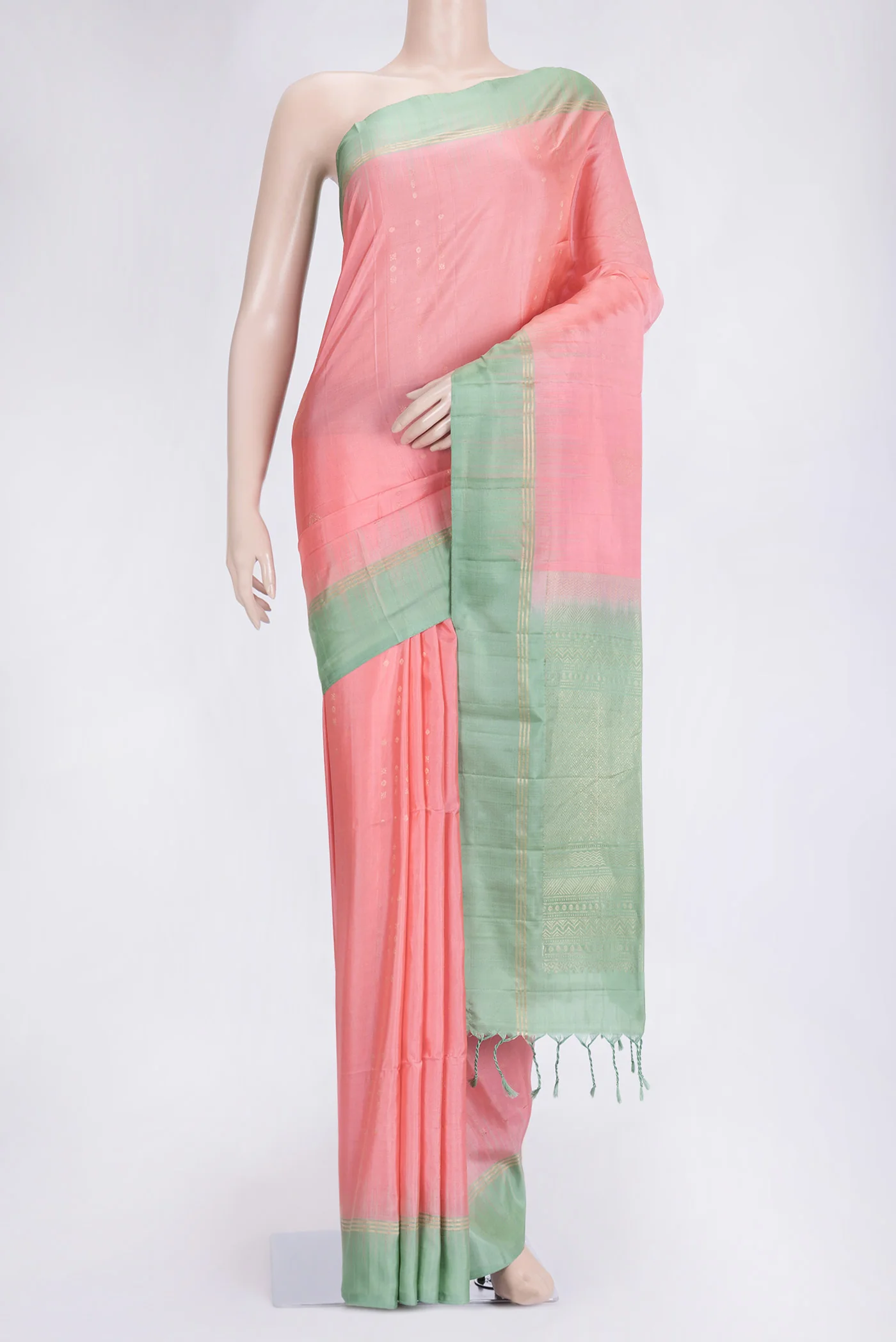 Coral Soft Silk Saree
