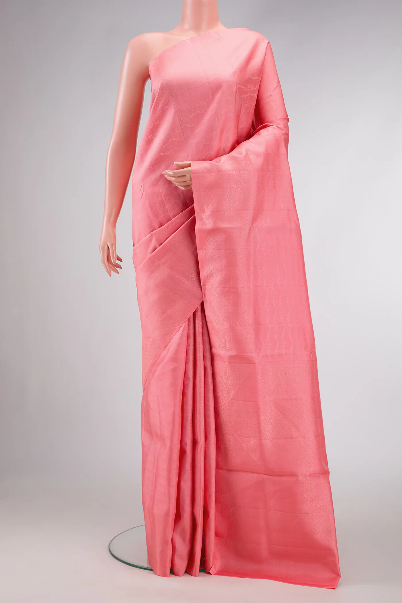 Rose pink Soft Silk Saree