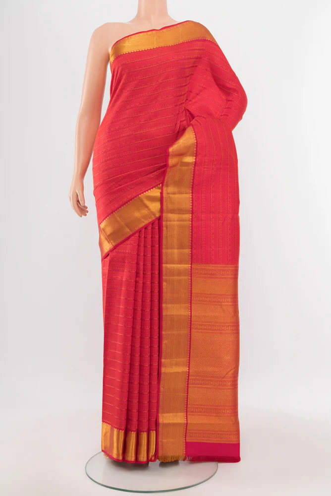 Multi Color Kanchipuram Silk Saree