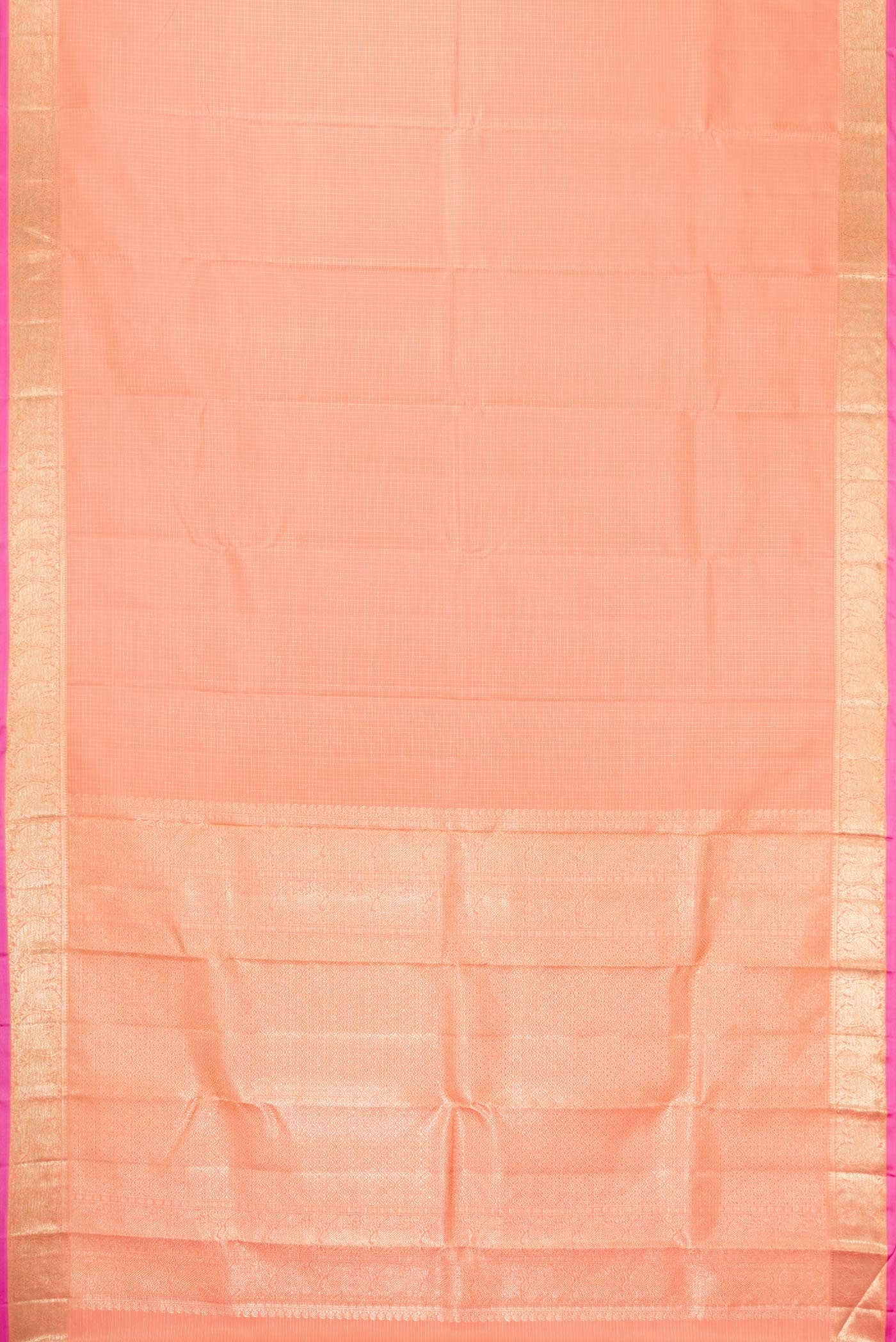 Peach Kanjivaram Silk Saree - Image 4