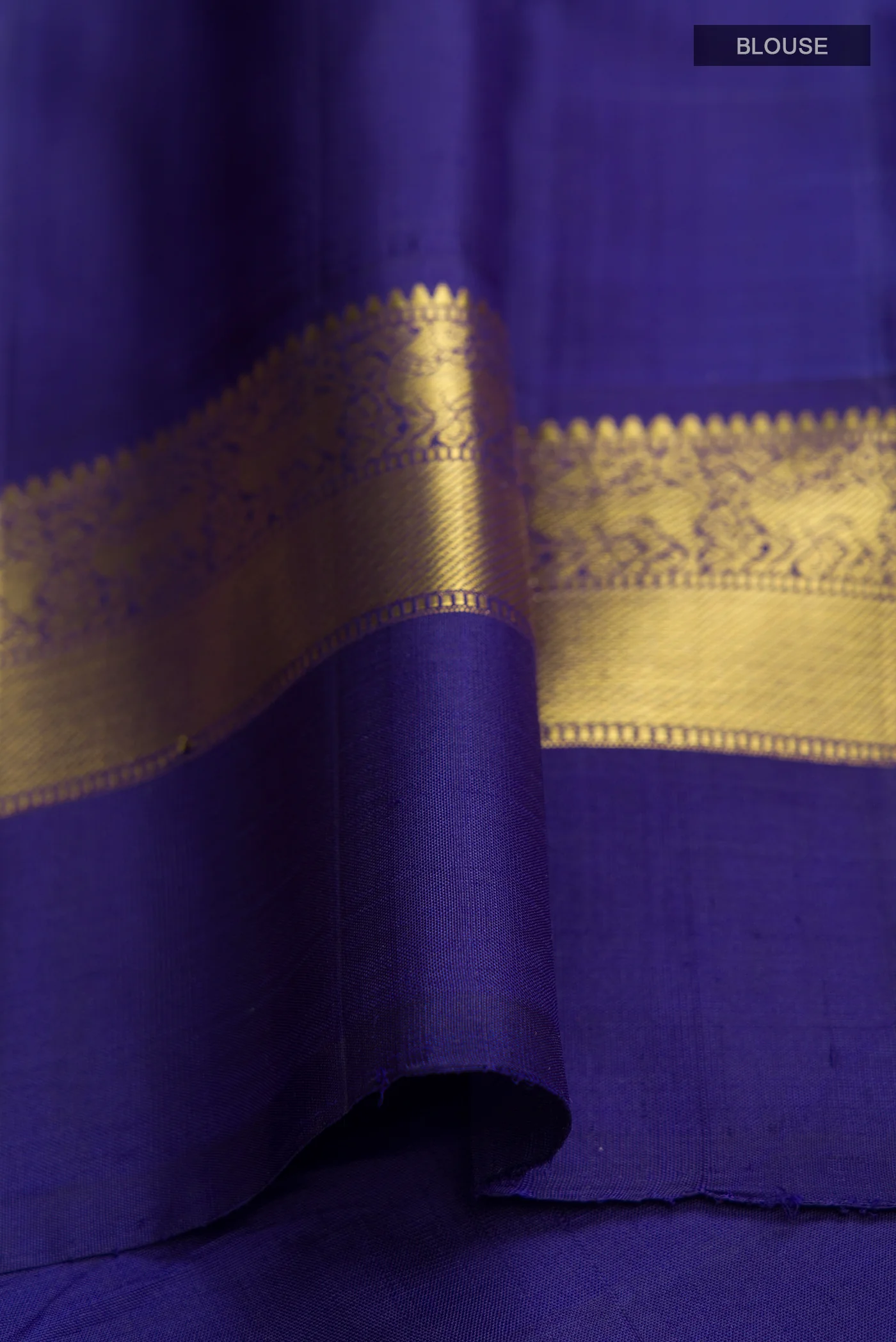 Peach Kanjivaram Silk Saree - Image 5