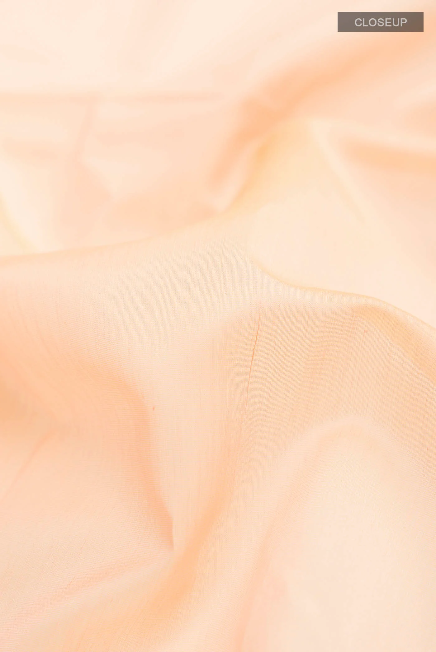 Peach Maheshwari Silk Cotton Saree - Image 2