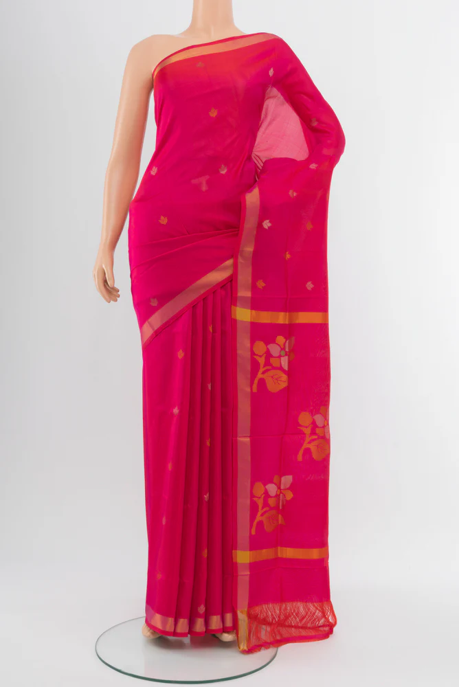 Pink Uppada Silk Saree
