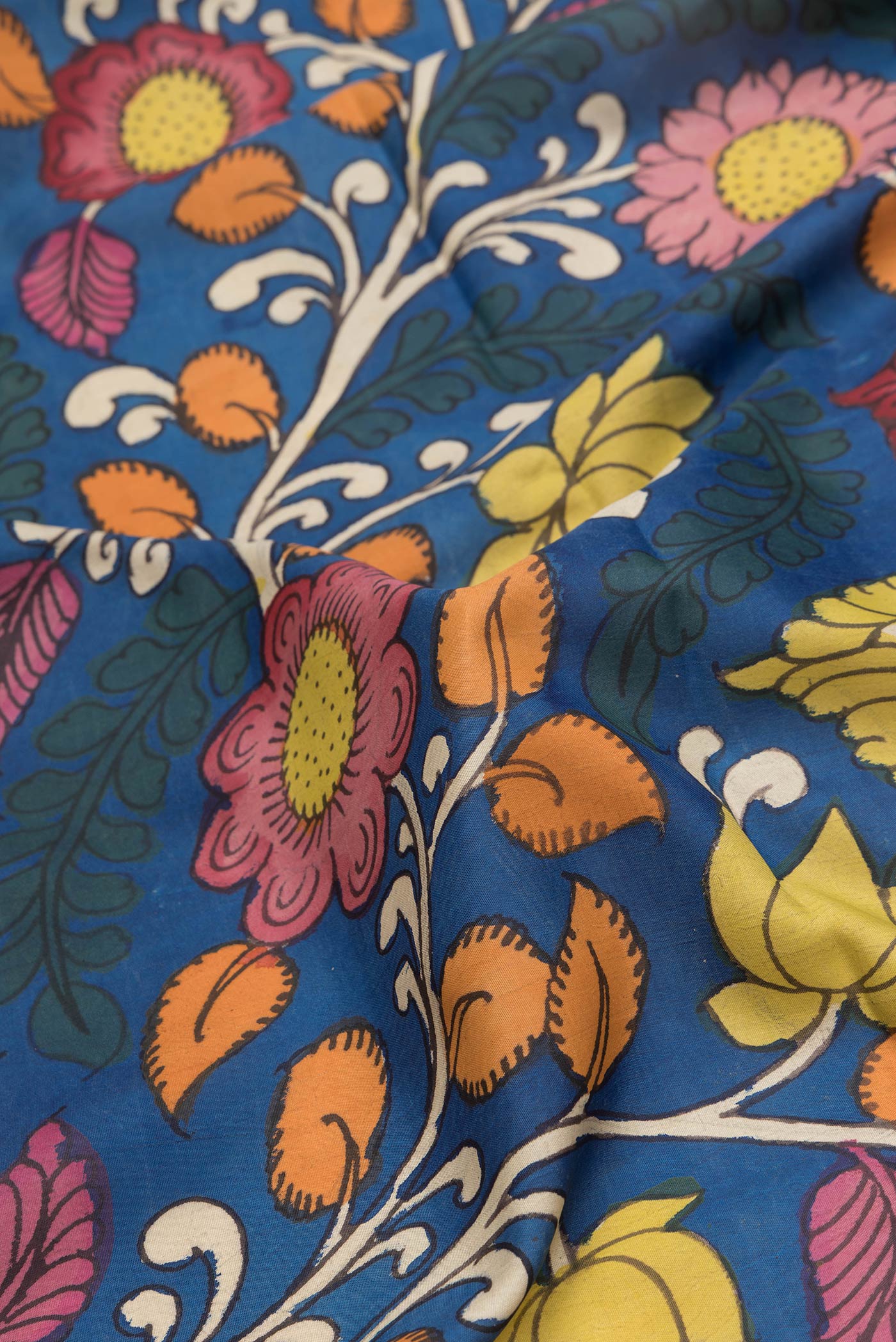 Blue Kanchipuram Silk Saree - Image 2