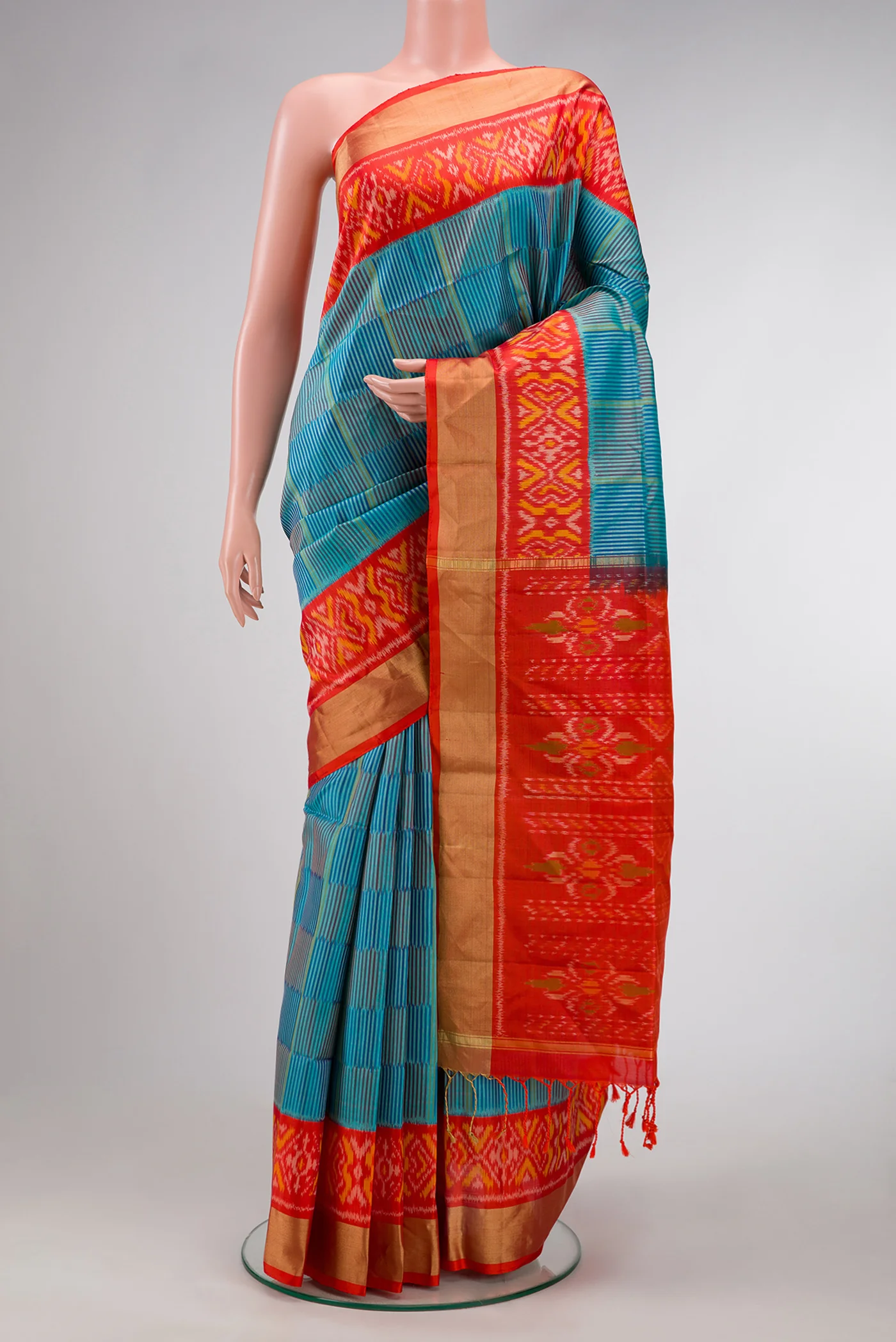 Blue Soft Silk Saree