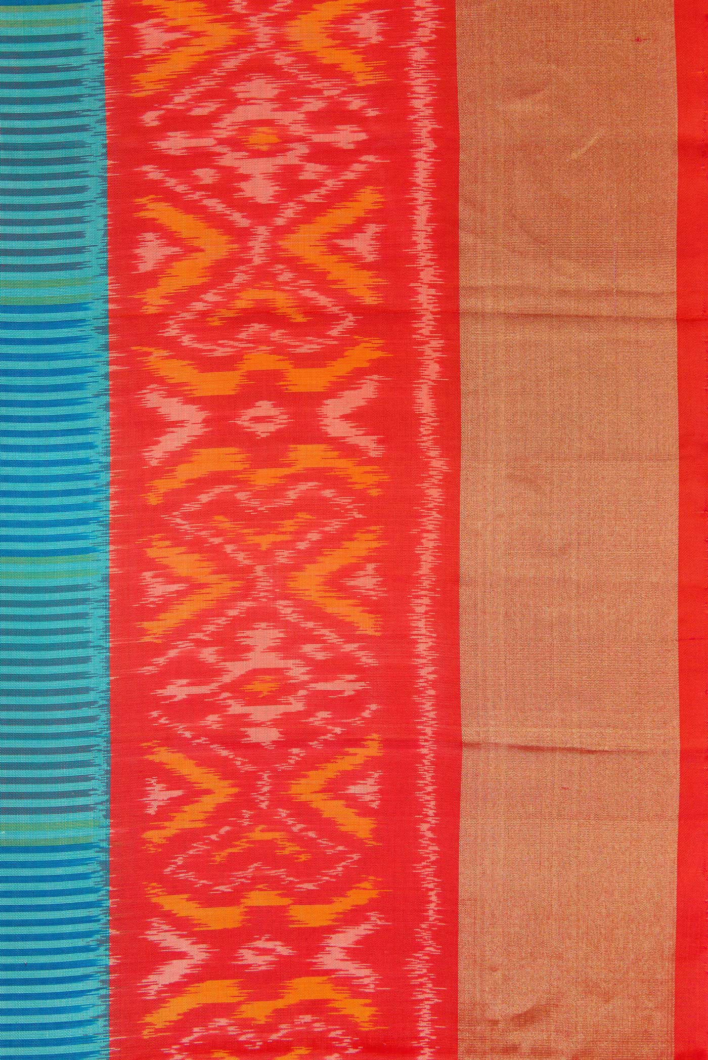 Blue Soft Silk Saree - Image 3