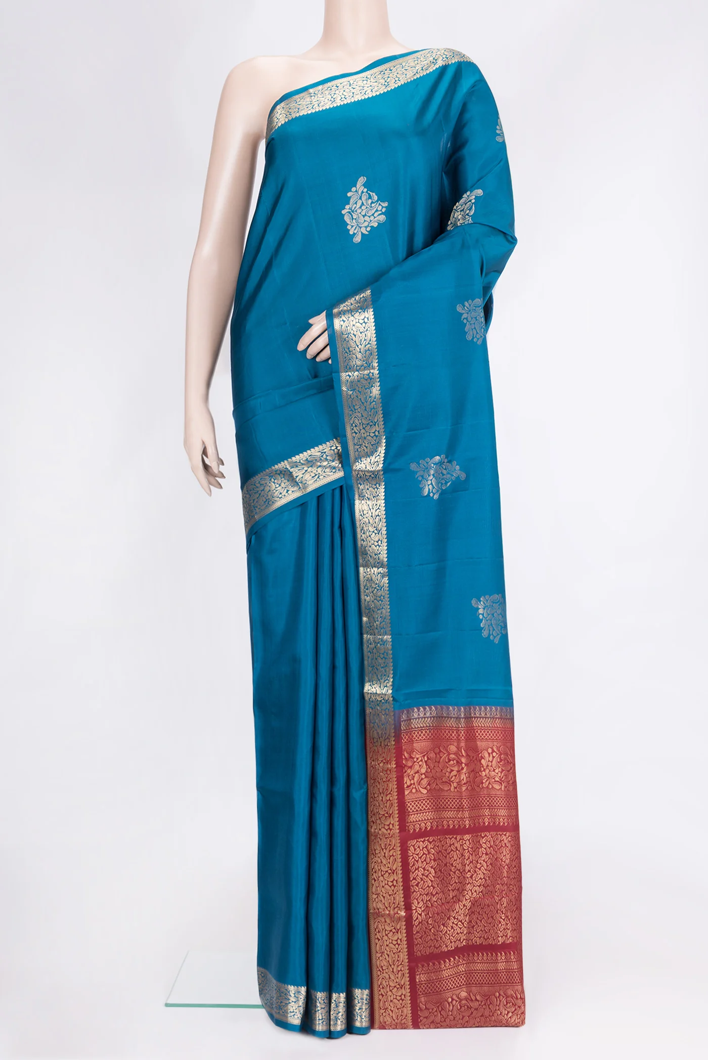 Blue Soft Silk Saree
