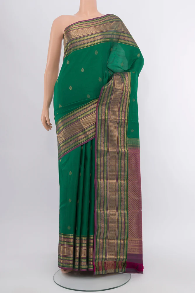 Green Kanchipuram Silk Saree