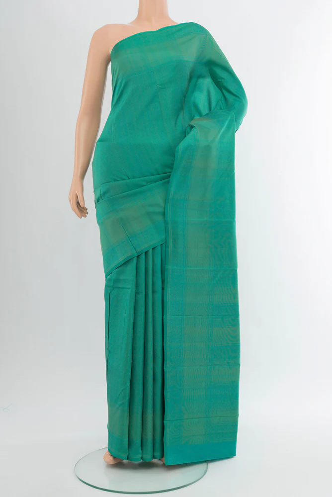 Turquoise Soft Silk Saree