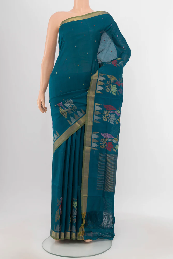 Blue Uppada Silk Saree