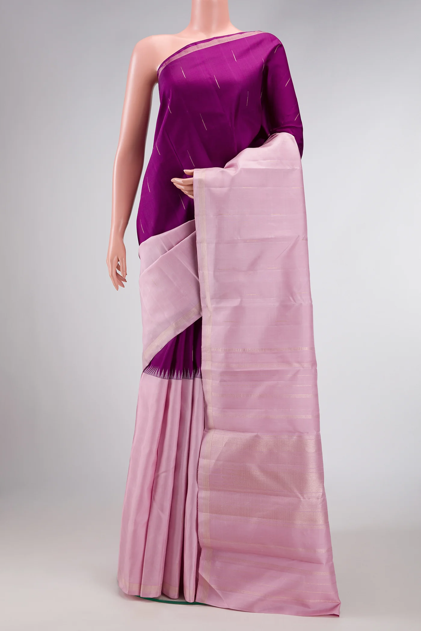 Multi Color Kanjivaram Silk Saree