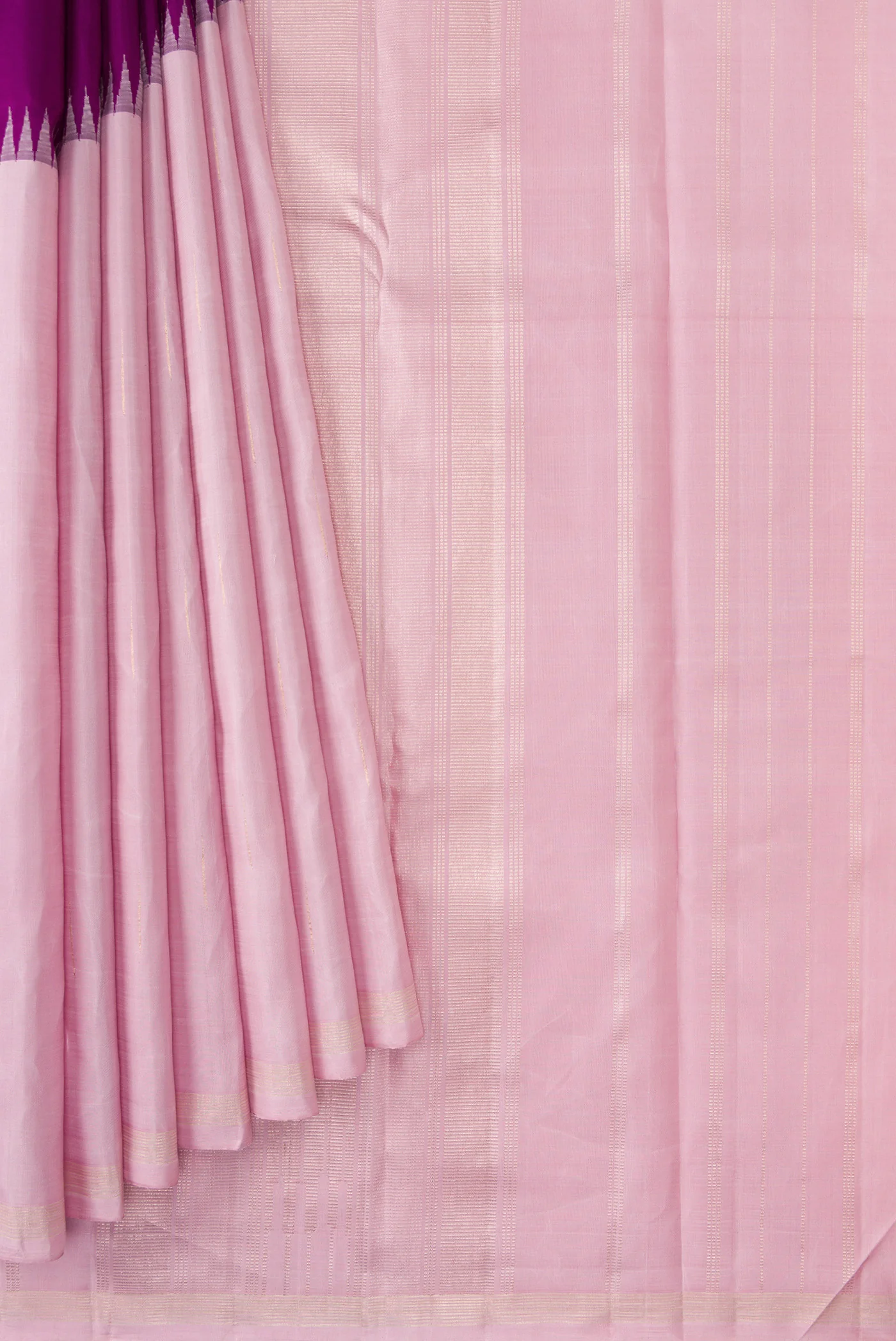Multi Color Kanjivaram Silk Saree - Image 4