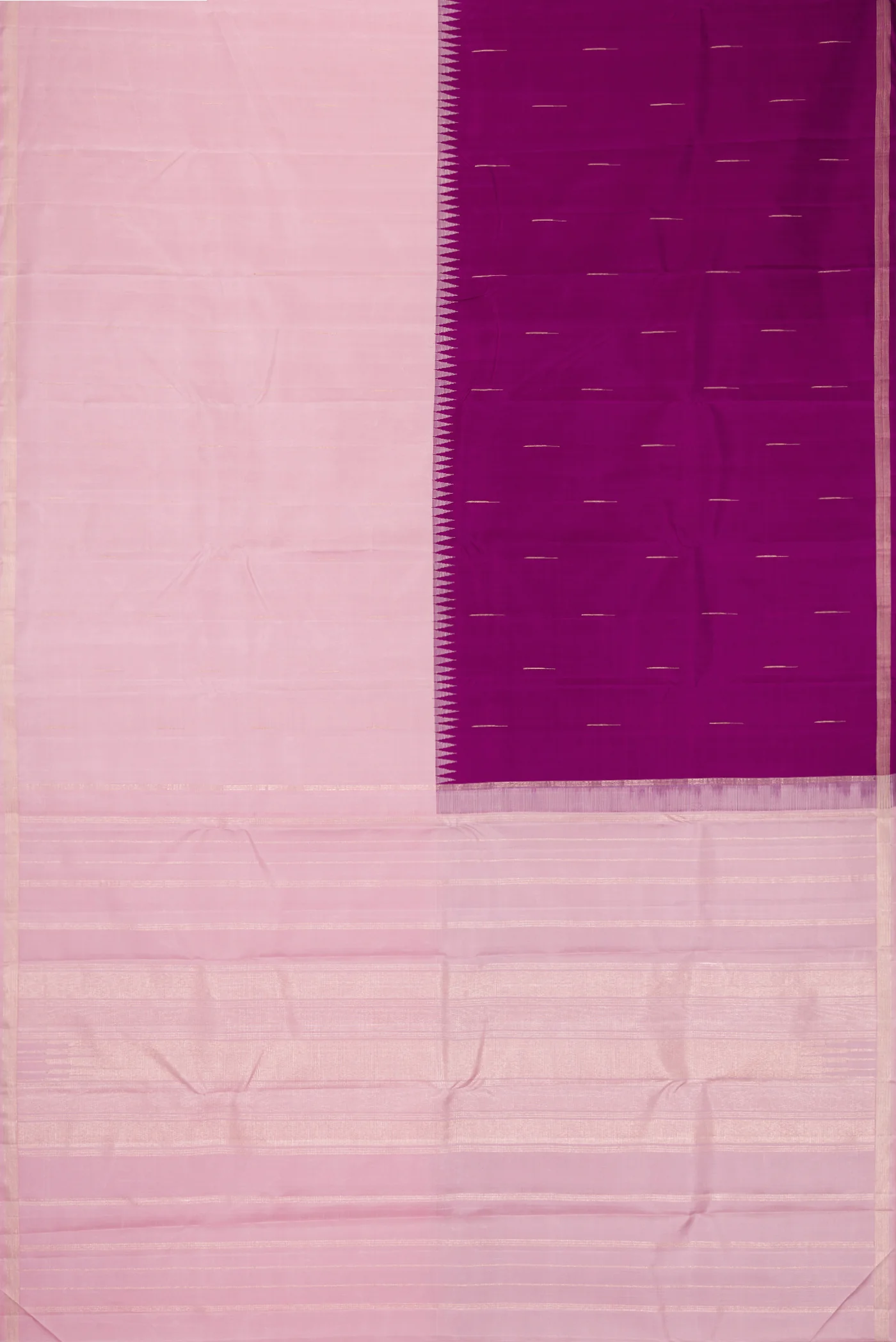 Multi Color Kanjivaram Silk Saree - Image 6