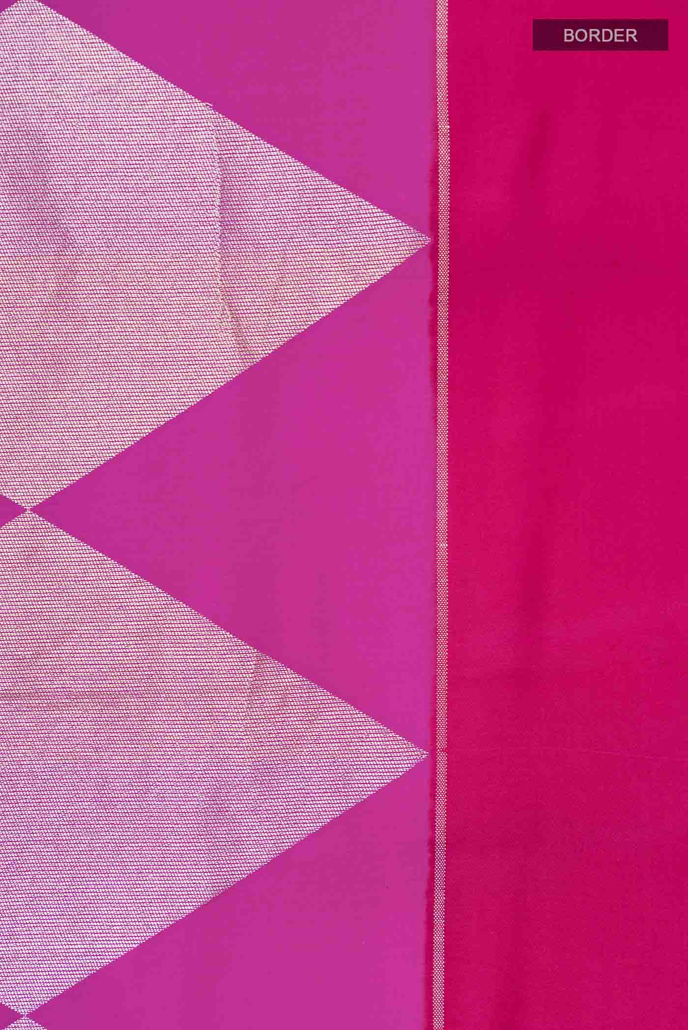 Pink Banarasi Georgette Saree - Image 3