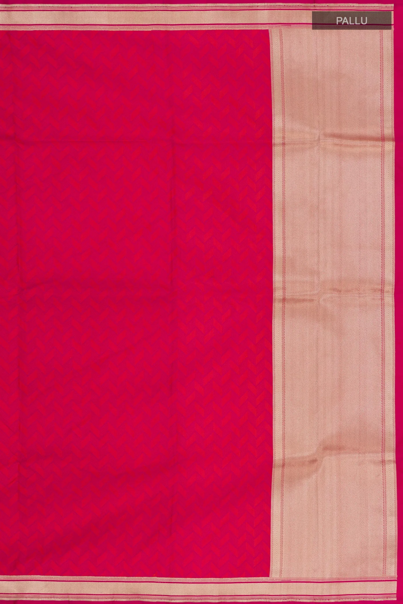 Pink Banarasi Silk Saree - Image 6