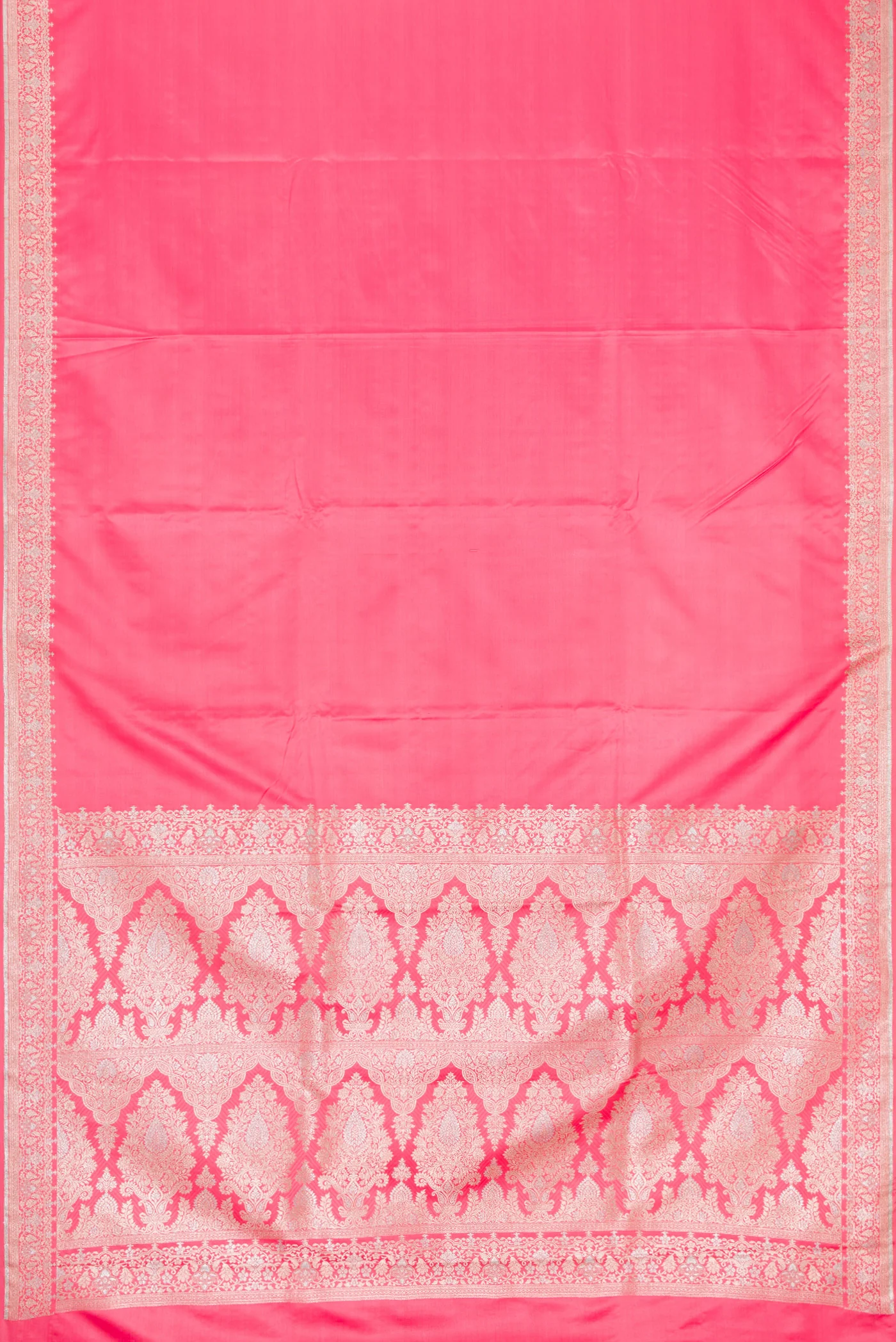 Pink Banarasi Silk Saree