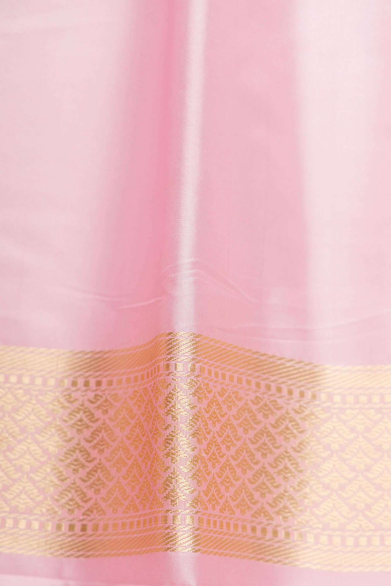 Pure Silk Pure Zari Rose pink Banarasi Saree - Image 6