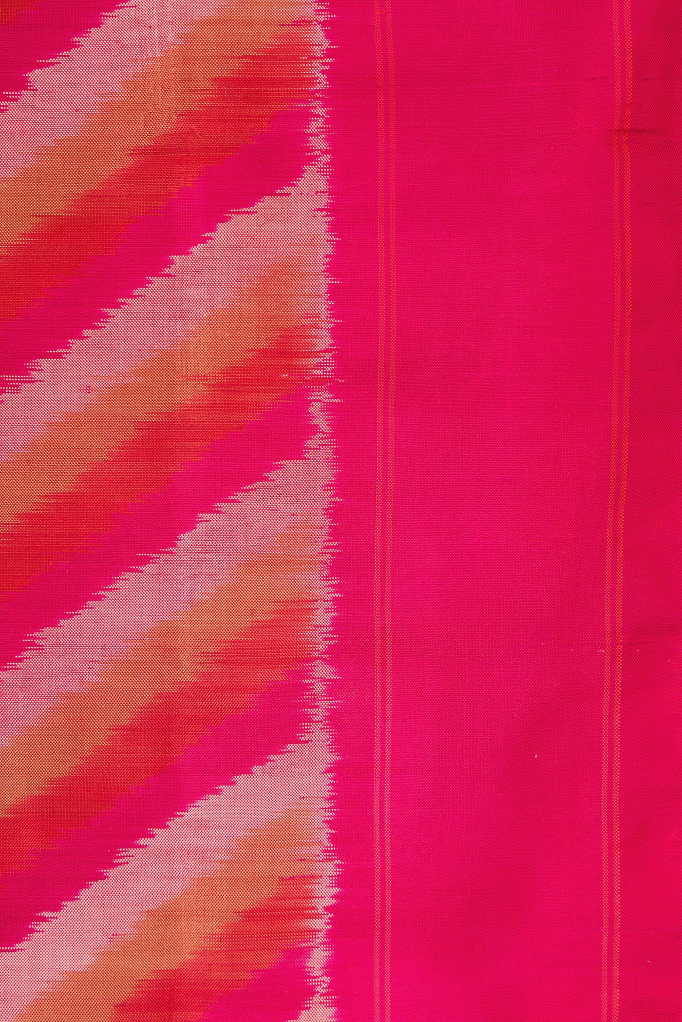 Pink Pochampally Silk Saree - Image 3