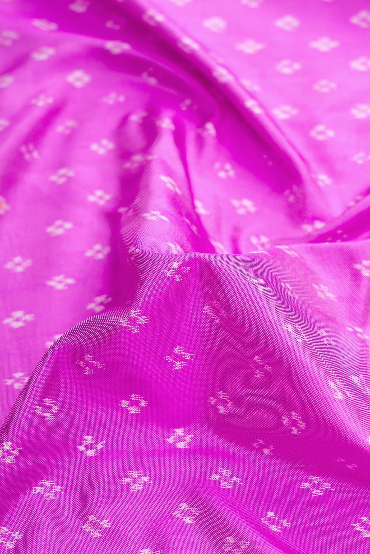 Lavender Double Ikat Saree - Image 2