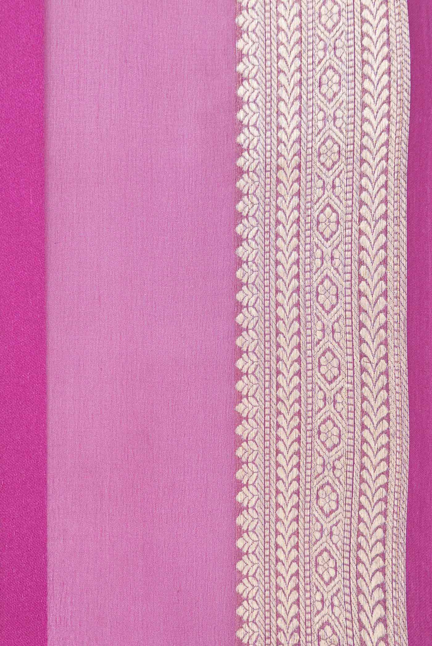 Multi Color Mysore Georgette Saree - Image 3