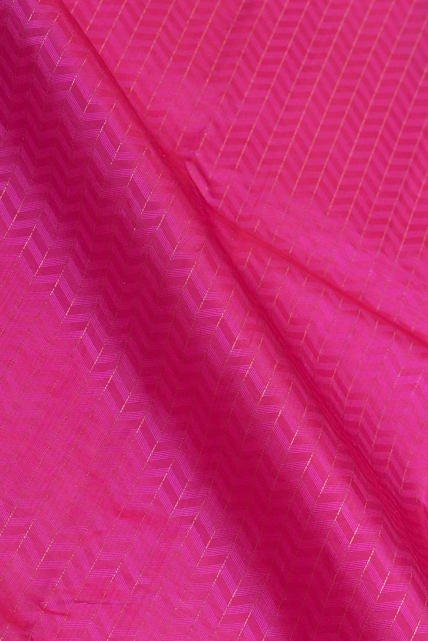 Pink Dual Tone Kanjivaram Saree - Image 2