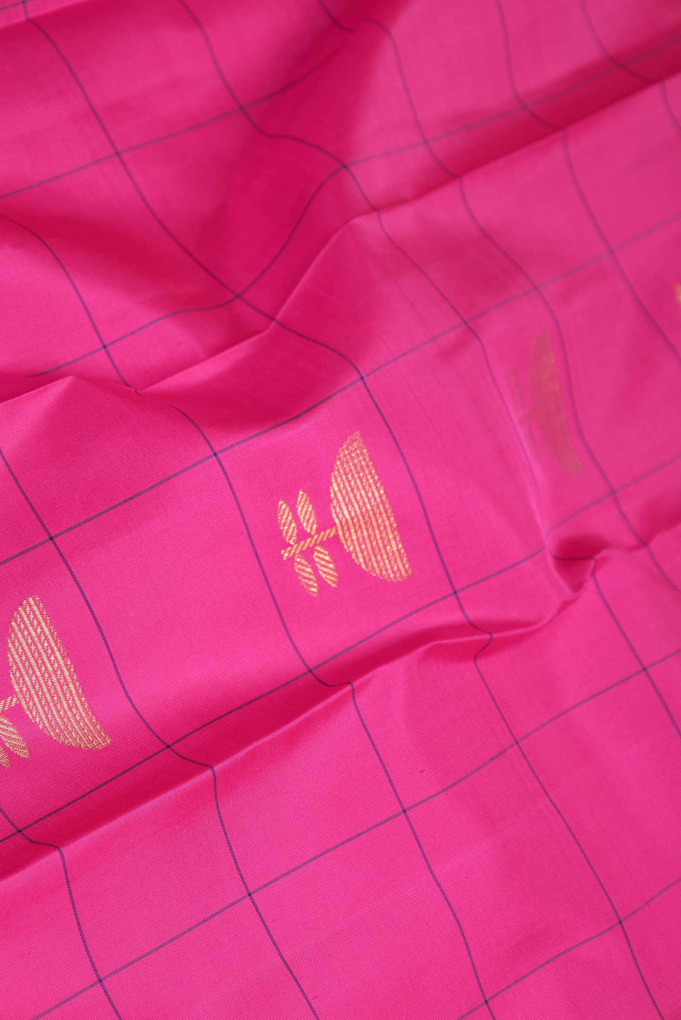Pink Dual Tone Kanjivaram Saree - Image 2