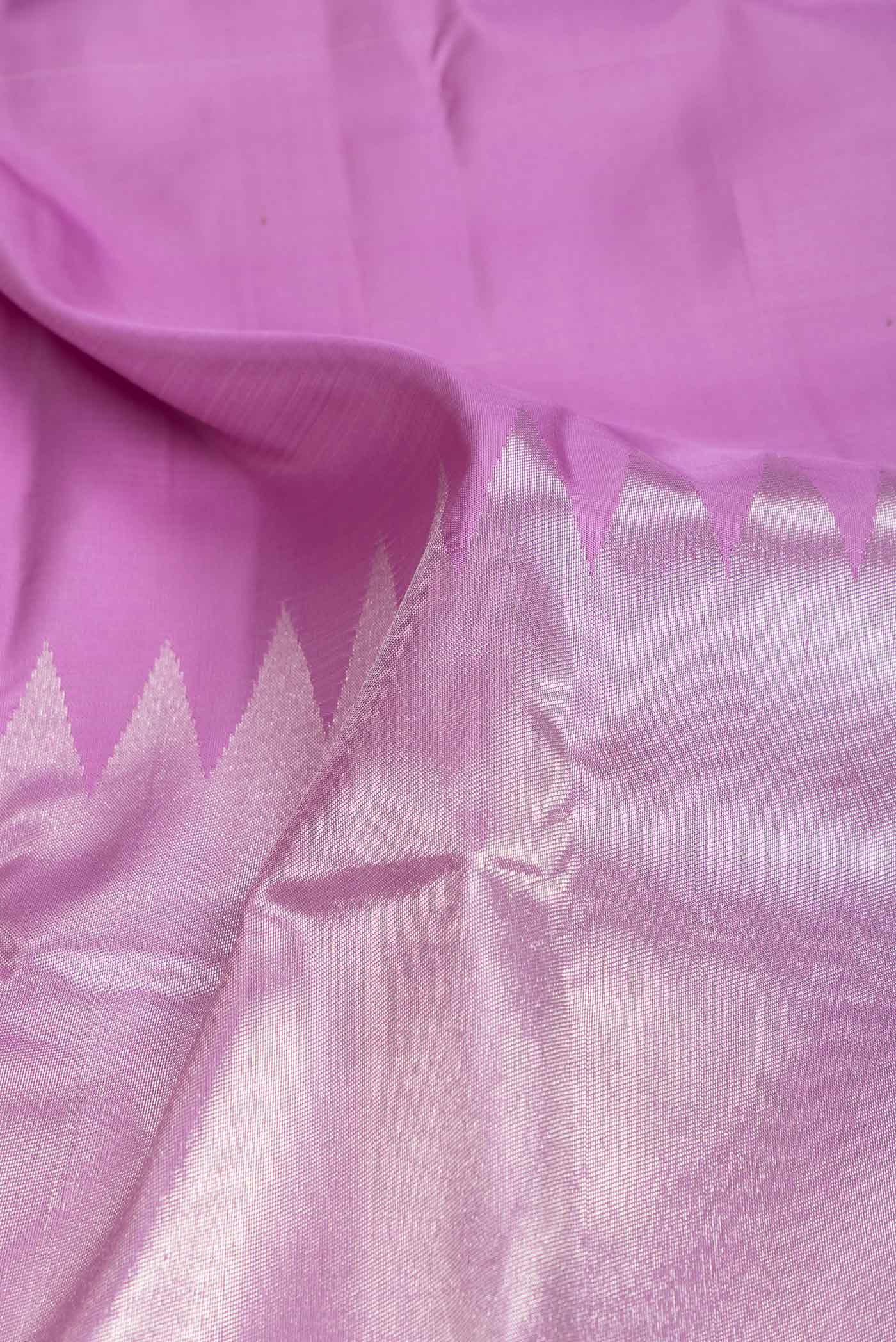 Lavender Kanchipuram Silk Saree - Image 2