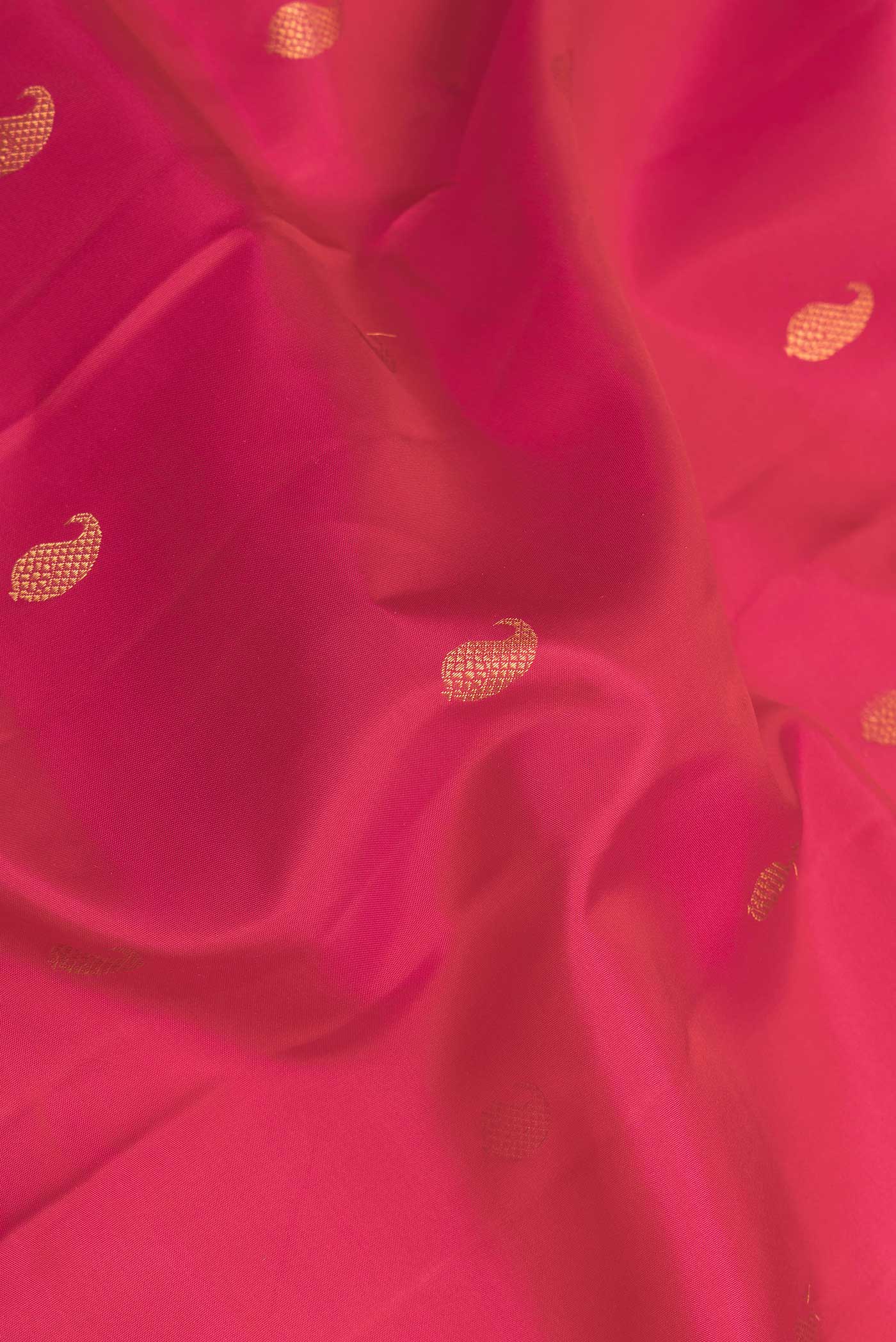 Pink Dual Tone Kanchipuram Saree - Image 2