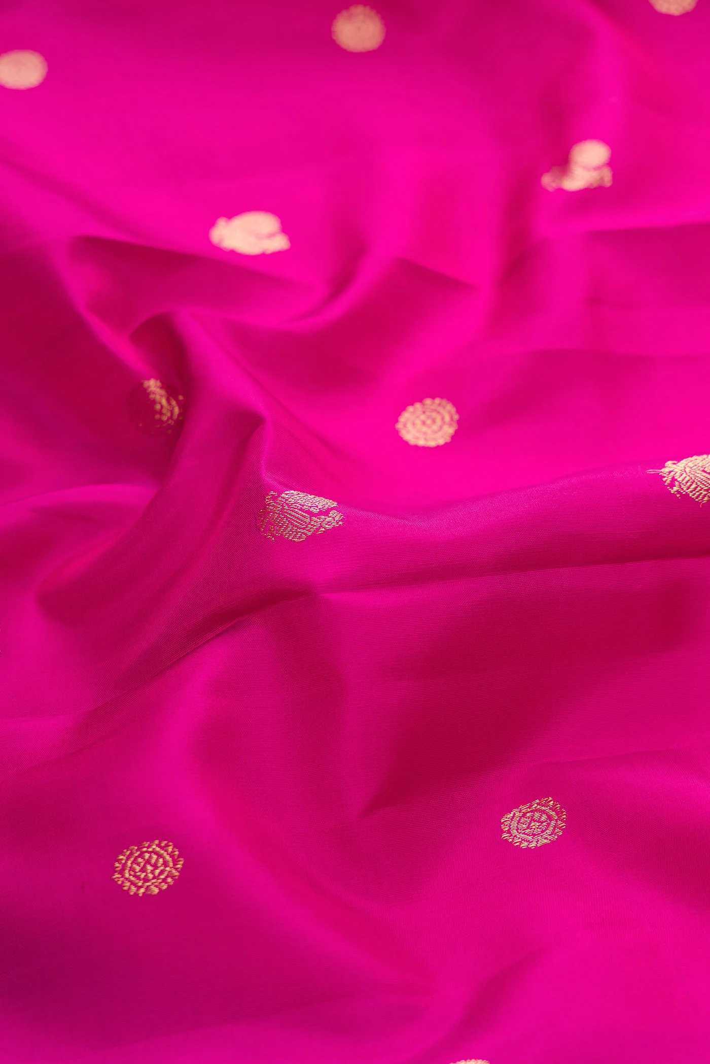 Pink Dual Tone Kanjivaram Silk Saree - Image 2