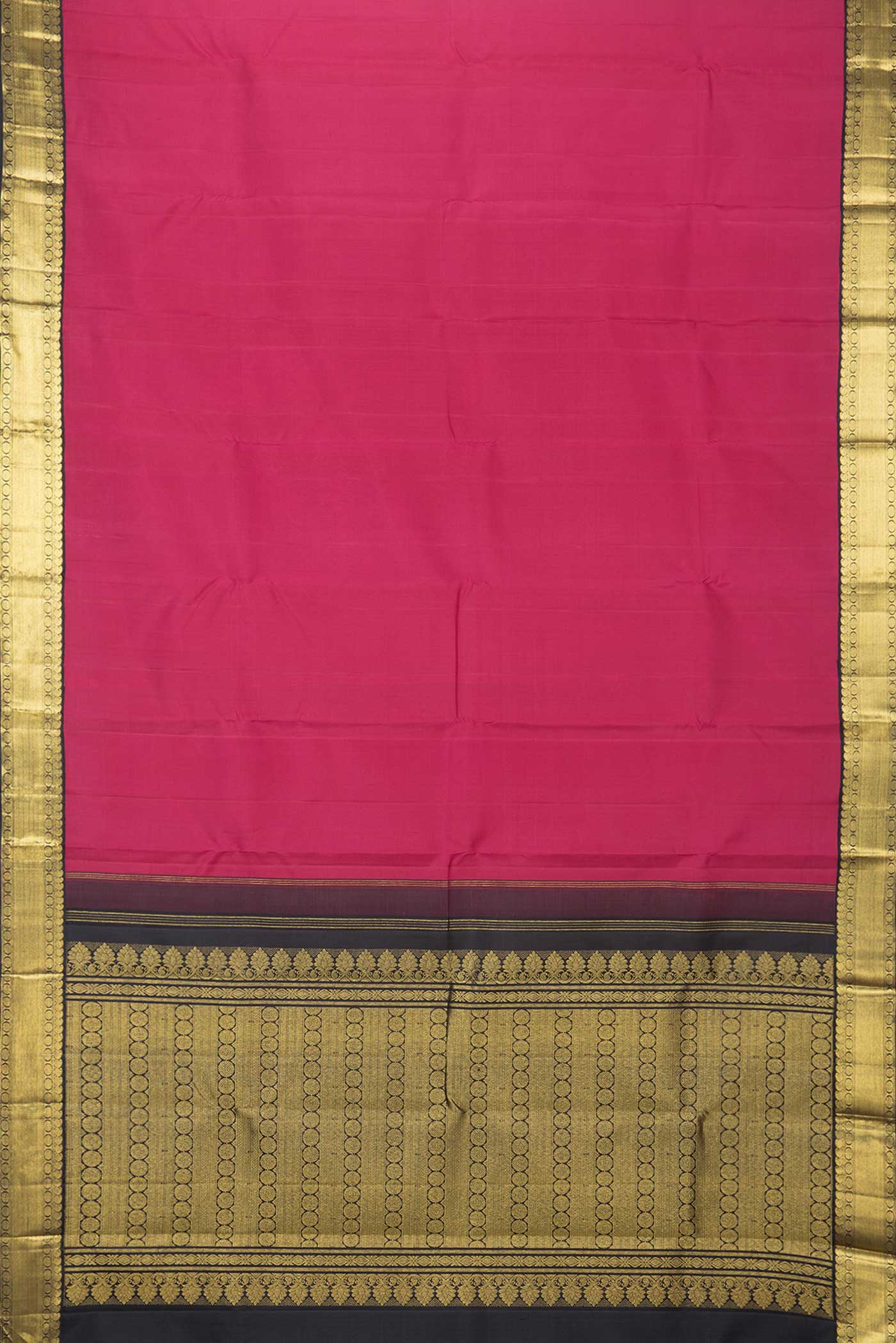 Pink Dual Tone Kanjivaram Silk Saree - Image 6