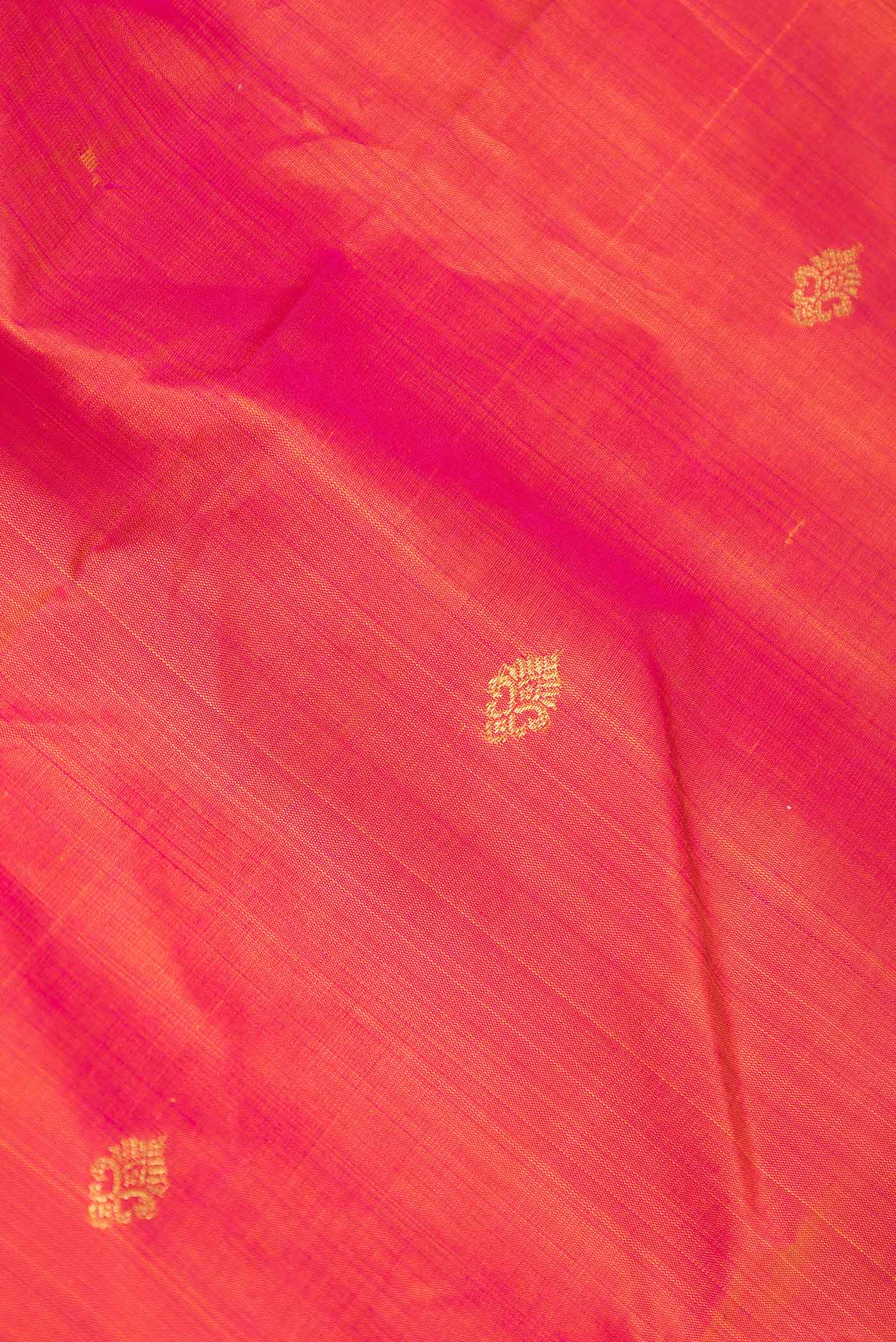 Pink Dual Tone Kanjivaram Silk Saree - Image 2