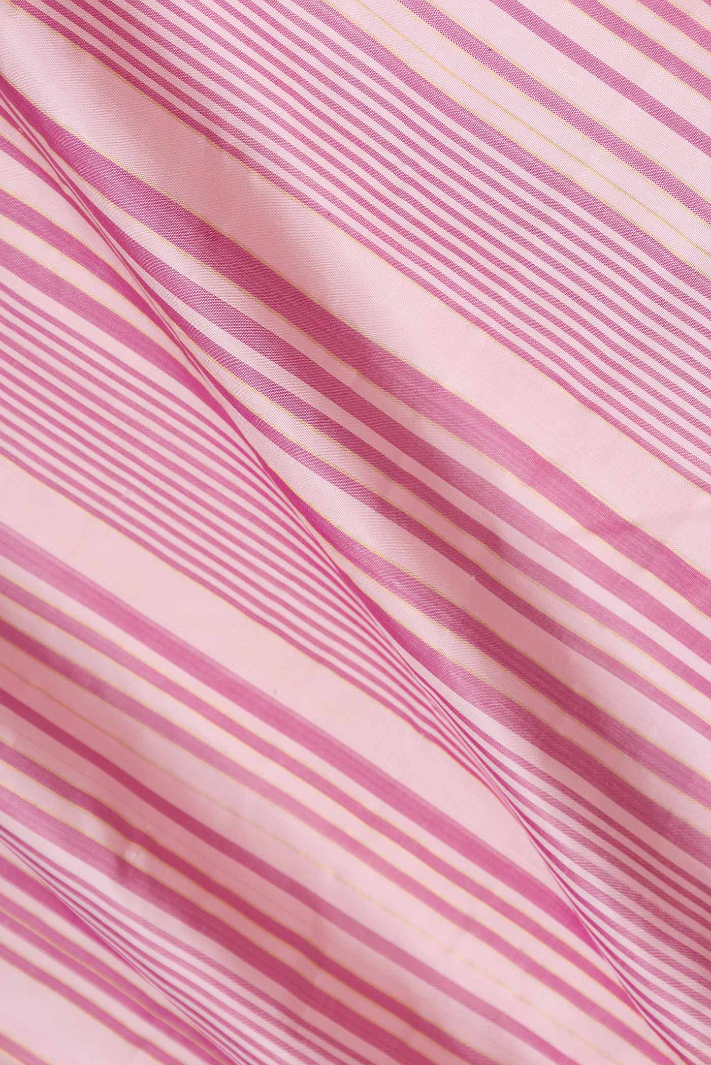 Pink Dual Tone Kanjivaram Silk Saree - Image 2