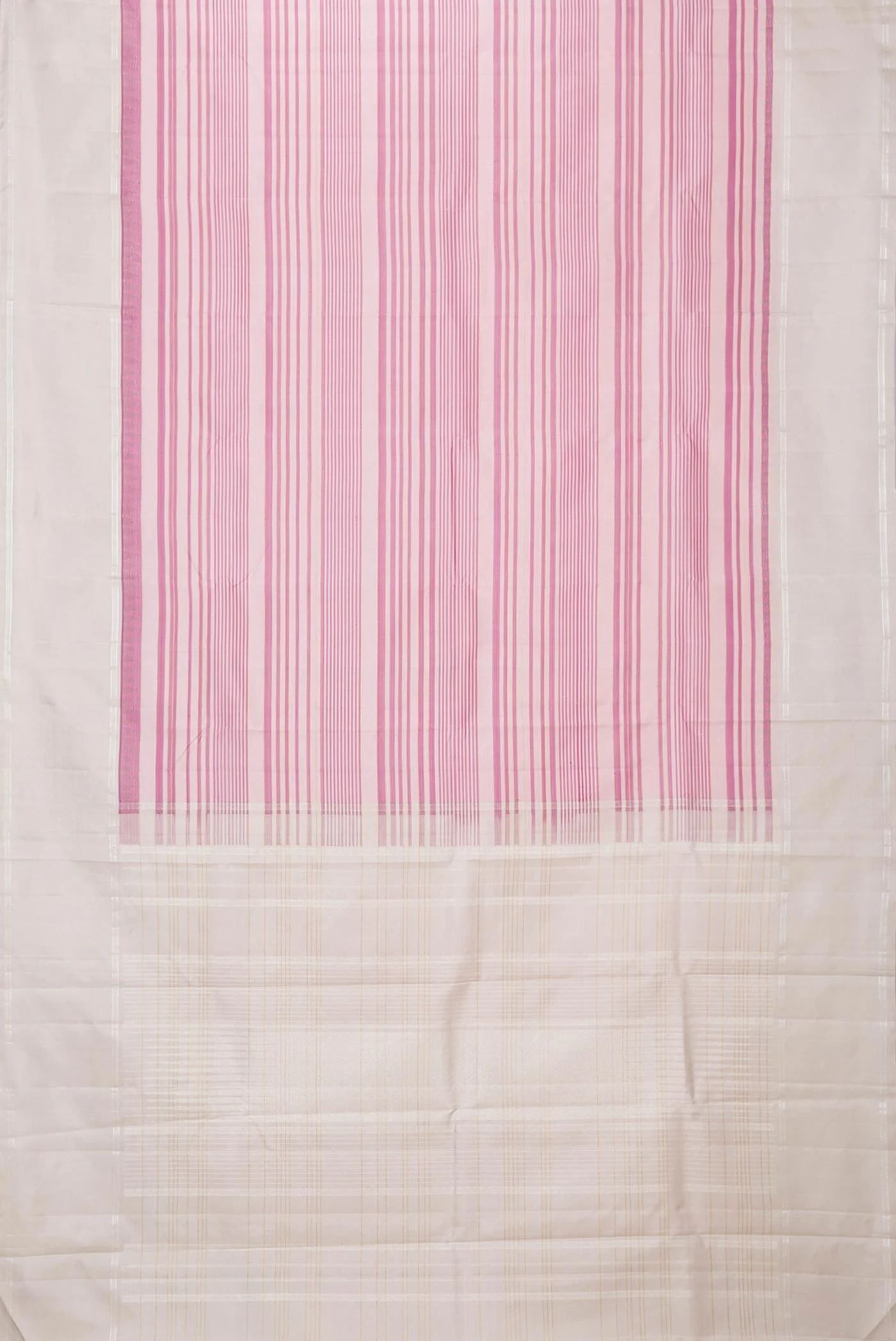Pink Dual Tone Kanjivaram Silk Saree - Image 6