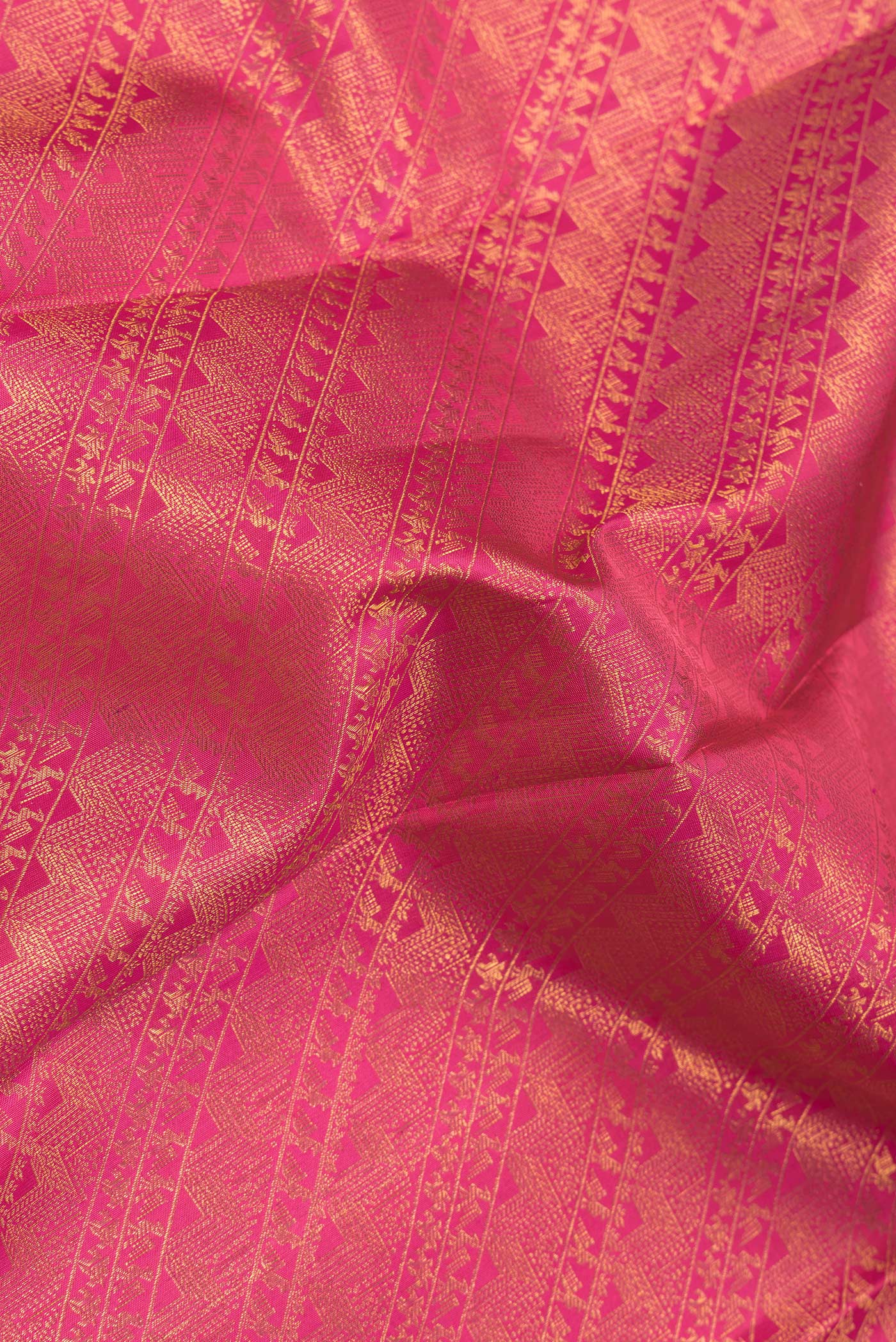 Pink Kanchipuram Silk Saree - Image 2