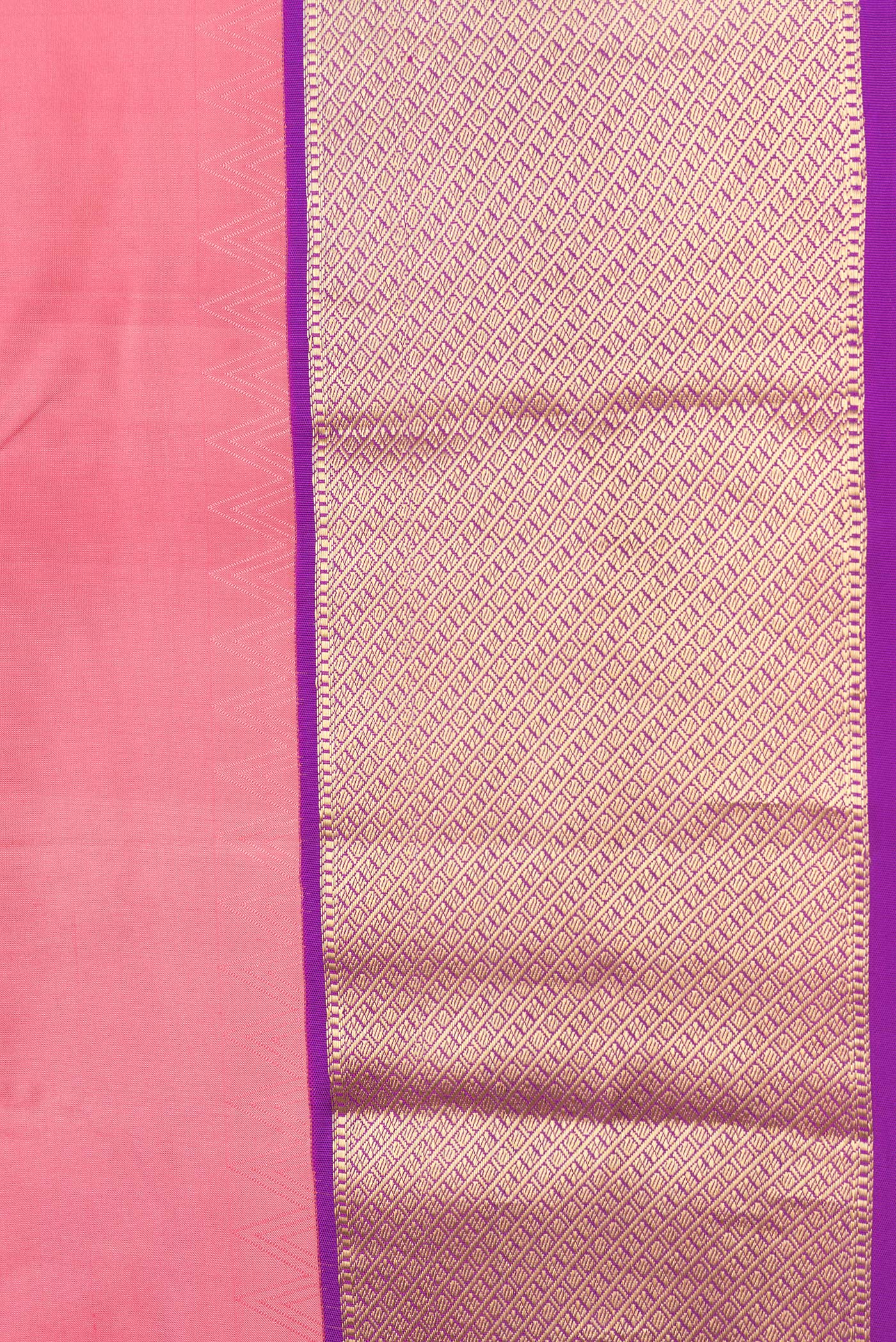 Pink Kanchipuram Silk Saree - Image 3