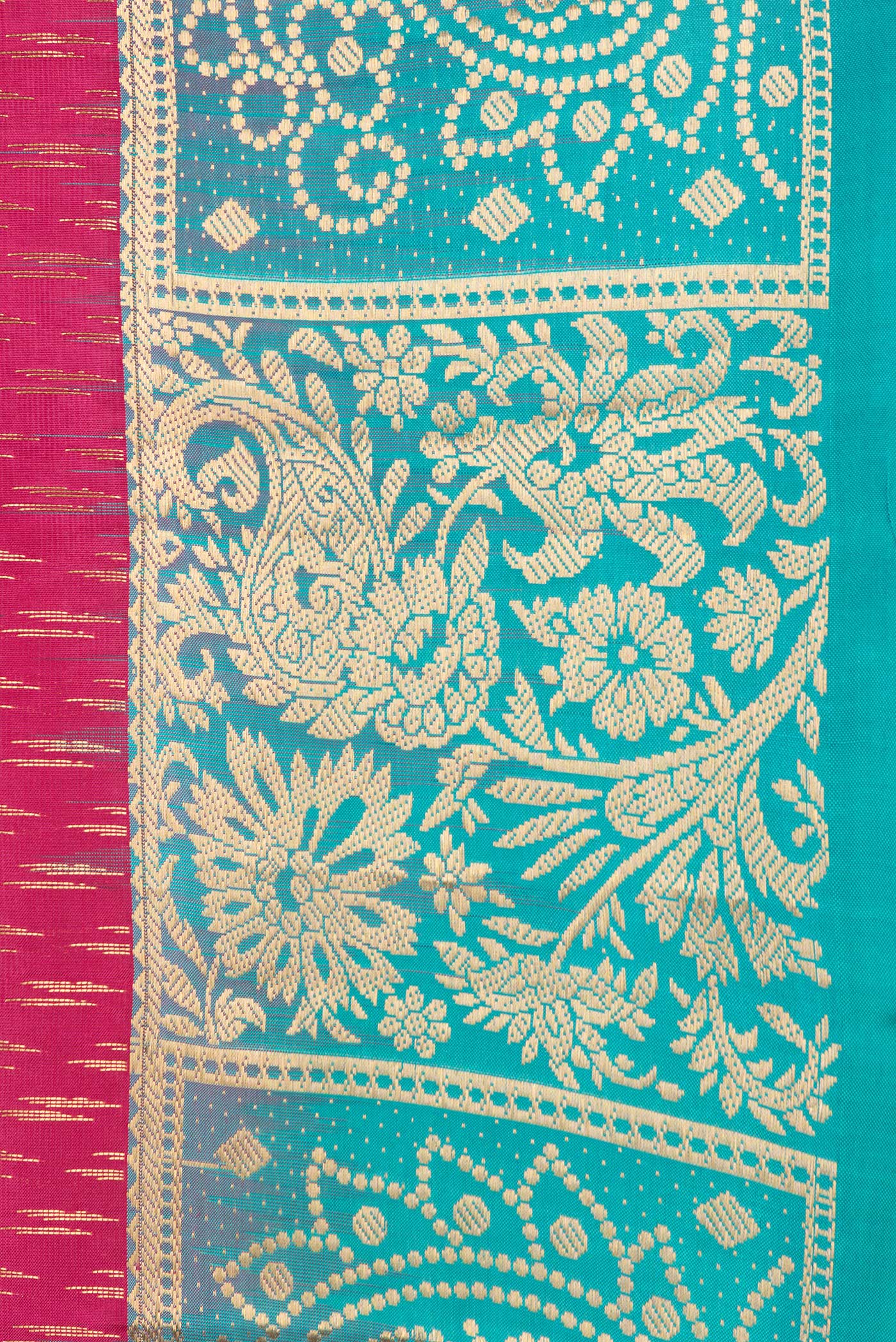 Pink Kanchipuram Silk Saree - Image 3